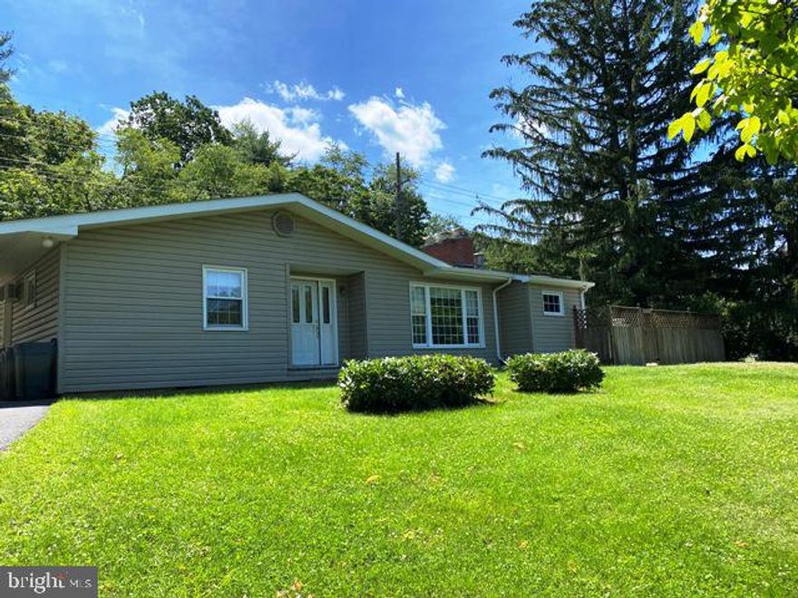 If you are looking for a home with single-level living and outside the city limits, look no further!   Located just outside the City of  Cumberland, this 2 bedroom rancher is conveniently located  just minutes from I-68, the hospital, medical offices,  AES, and CSX,.  The home also features a cozy, eat-in kitchen, large living room,  an office room, washer and dryer on main level, and a full, unfinished basement that could be finished into a large family room.  There is an in-ground pool, two car garage with extra storage, paved driveway and a carport.  This one won't last so call today for a showing!