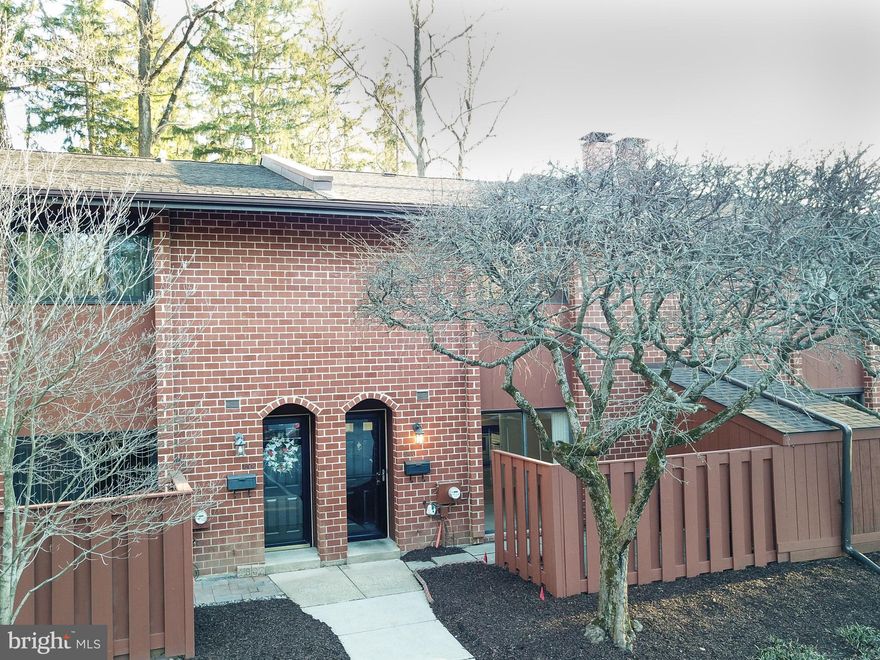 Where will you find a great location the Exton area that is within the Downingtown Area's School District East High School or the  STEM Academy at an affordable price?  Bingo! It is on the market now.  Upgraded and updated, this home is ready without renovation.  Very low taxes and low association fees include exterior maintenance, grass, snow plowing, and one of the nicest and most recently refreshed swimming pools in any community.  Lovely fireplace, granite-topped kitchen with ample storage and pantry.  The living room is very bright with two full-sized sliders to the patio.  A very appealing and level backyard that is a haven for birds, deer, and backs to majestic tall pines. Ideally located for commuting, school, and shopping, it's hard to imagine a more ideal location convenient for all the places you need to go.  Fresh paint and flooring, newer appliances, excellent parking on this court, and an absolute value in this brisk market.