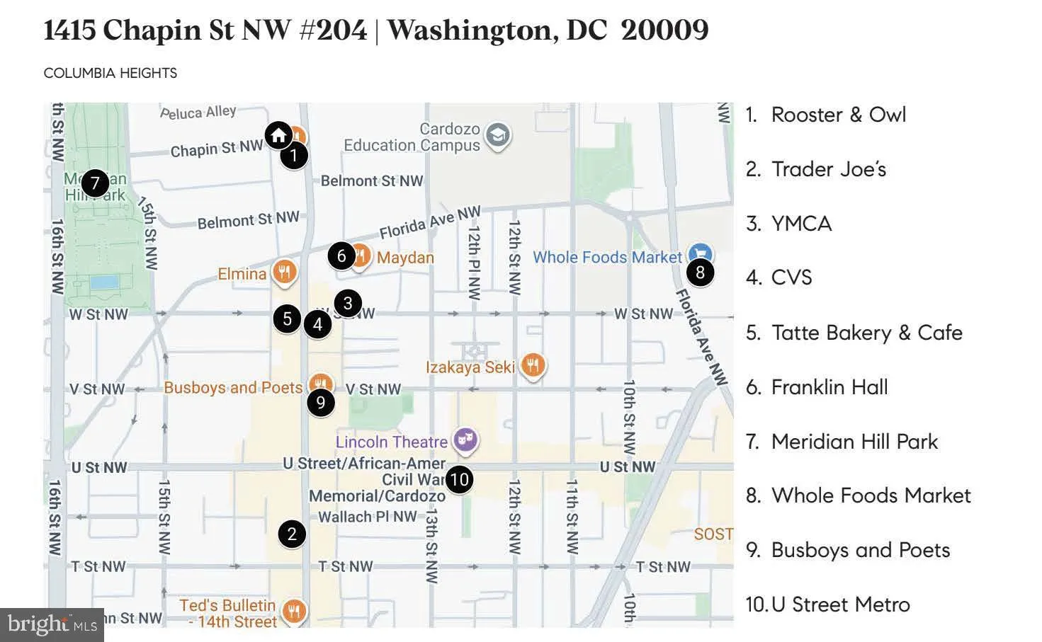 Additional image 32 of 1415 Chapin Street NW Unit 204, Washington, DC 20009