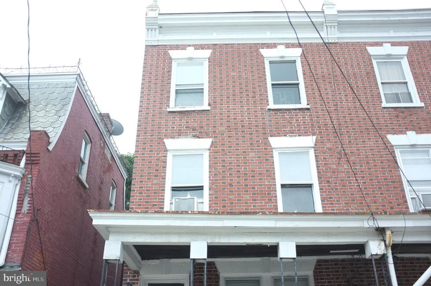 Large 5-bedroom, 1-bathroom home in Southeast Lancaster City. Home has some hardwood floors, gas heat, and some replacement windows. Large yard, close to downtown Lancaster City