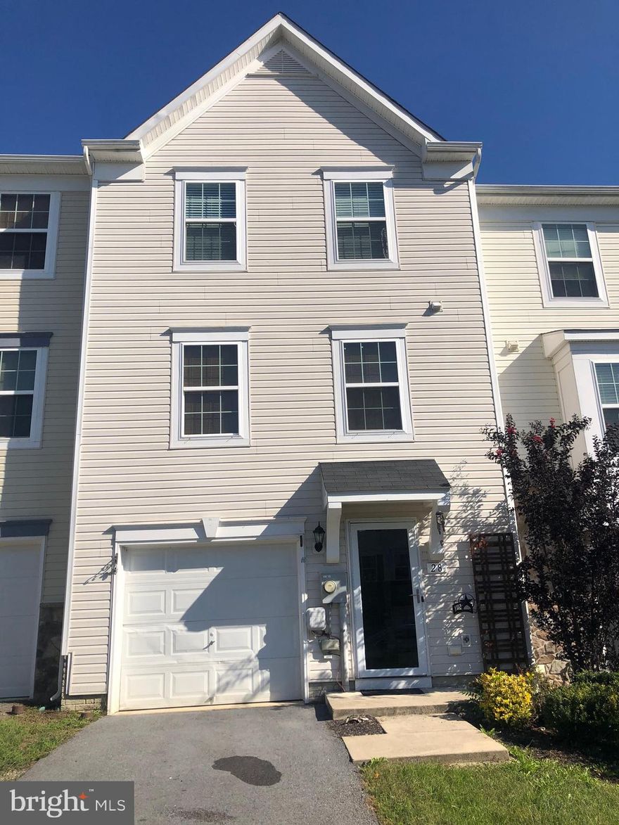 Fabulous, Convenient and available now!  Recently renovated 3 level town home with 1 car garage and a private fenced rear yard is offered for rent.  You will love the new floors, fresh paint, 3 bedrooms, 2.5 bathrooms, fenced rear yard and the family room!  The rear deck off of the dining room area is perfect for dining "al fresco"!  The neighborhood is conveniently located off of Rt 9 in Hedgesville and located close to everything needed!  Pets are accepted on a case by case basis and number is limited.   $50 pet rent per month in addition to the monthly rent.  All adults must apply with RentSpree.  Credit and background will be reviewed. No Smoking is allowed on premises