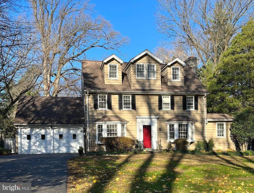Come make family memories in this charming, traditional Center Hall Colonial with many of its original craftsmen-built details preserved which cannot be replicated today.  This 4-5BR/3.2 bath "charmer" is tucked away in one of the friendliest Penn Valley neighborhoods and was totally custom redesigned and expanded about 20 yrs ago -- almost doubling its size -- with many "timely" amenities that are still on today's buyer wish list ...   including Open Kitchen, Breakfast Room and Family Room area; 1st floor Office, Pantry, Laundry Room, separate Wet Bar area, and an extra large Dining Room adaptable for those special holiday celebrations and all of which create a great flow;  2nd floor MBR Suite expanded, and newly constructed (at that time) 3rd floor w/2 BRs and Bath. This lovely home offers both a feel of being totally residential yet walkable to the town of Narberth and everything it has to offer.

Enter the inviting Center Hall with Living Room to the Right which includes beautifully detailed crown molding, custom bookcases, wood burning Fireplace and beautiful Bay Window with a Home Office tucked off to the right.  Continue thru Wet Bar area, into spacious Open Area consisting of FR with 12-foot vaulted ceiling, Breakfast Room and Kitchen also with 12' vaulted ceiling, granite counter tops, SS appliances and Writing Desk -- This heart of the home is perfect for family time too, with kids doing homework at the open Breakfast Room table chatting as you prepare meals -- all overlooking the verdant, abundant backyard.  Continue circling and you will come to the Pantry with all its original charm, Laundry off to the right and Entrance in from  2-Garage.  Continue into the "oversized" DR with crown molding and custom built-ins assuring plenty of storage for all those precious China and crystal hand-me-downs, plus Bay Window, then continuing effortlessly back to front entry.  Off Family Room is Entry to flagstone patio and large backyard -- this 1/2-acre flat lot is large enough for pool with room left over for play and entertaining.  The Powder Room, Coat Closet and entry to finished basement with plenty of room for gym equipment and game tables off Center Hall complete the floor.  There are Deep Window Sills and H/W flooring throughout.

Off to the right on the 2nd floor is the commodious MBR Suite which includes Dressing area, large Master bath w/sunken Jacuzzi tub, PLUS additional 1/2 bath for additional privacy.. The 2nd Bedroom has a cozy nook and the 3rd room makes a great secondary FR or whatever tickles your fancy!.  (The 3rd floor is accessed thru the stairway located therein.) There is a Hall Bath servicing the secondary bedrooms.

The 3rd Floor consists of 2 Bedrooms -- great for those pre-teens or teenagers who want their private space.  Each BR consists of lots of nooks and crannies for imaginative design options.  Bedrooms share a open airy hall space between the rooms and the Hall Bath.

Located in the award-winning Lower Merion School District in the highly sought high school choice catchment PLUS the comforts of suburban living with outstanding walkability to downtown Narberth, R5 train SEPTA bus routes and numerous other conveniences ...  Run, don't walk, to experience this new listing and make it your own!!!