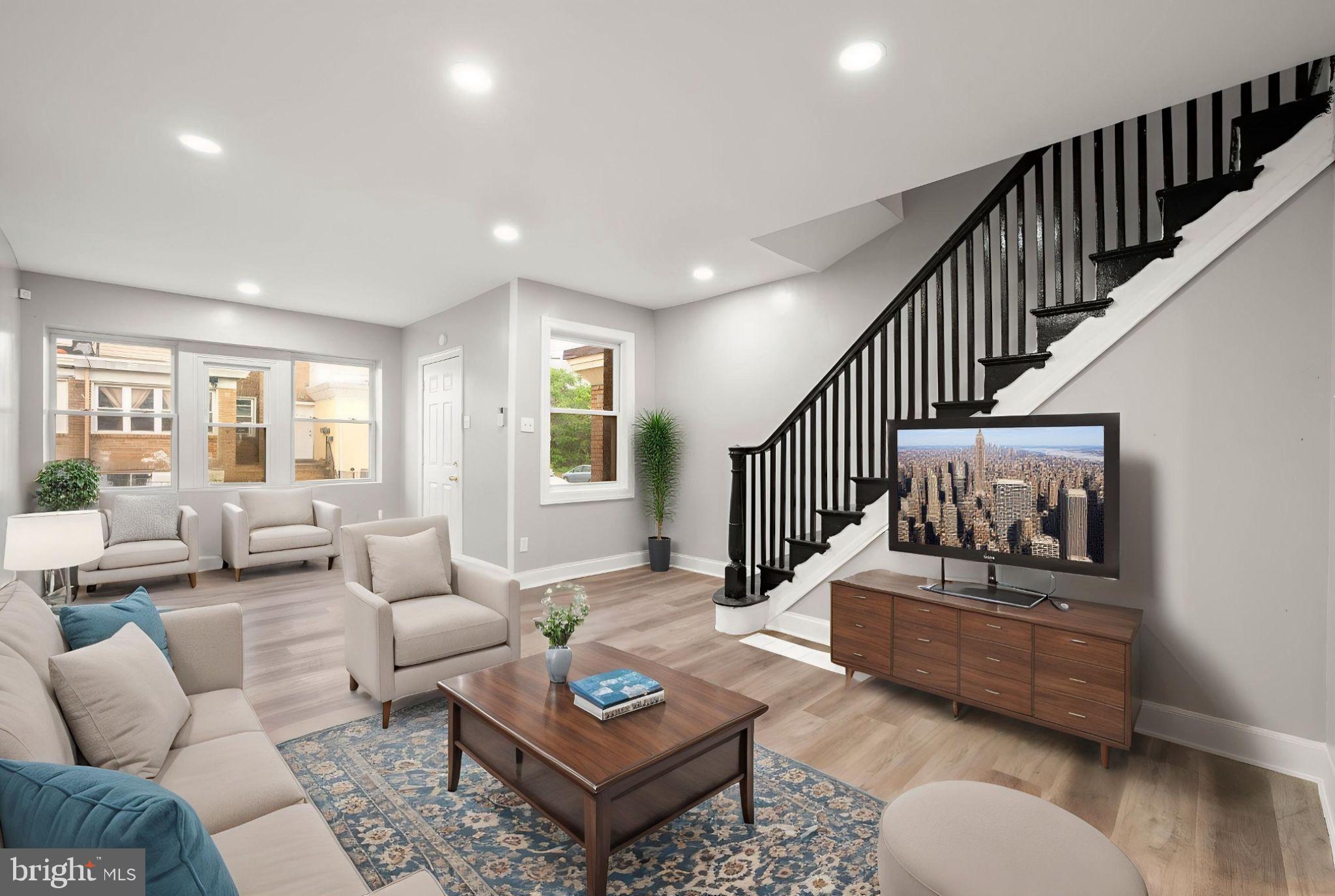 Welcome to 4774 Loring St, a fully renovated home in the heart of an up-and-coming neighborhood. This beautifully updated 3-bedroom, 2-full-bath property is nestled in one of Northeast Philadelphia’s most desirable and fast-growing areas. Move-in ready and completely redone from top to bottom, it features brand new central A/C and heating, a new boiler for year-round comfort, energy-efficient windows, brand new appliances, and a modern kitchen and bathrooms with high-end finishes. The fully finished basement includes a private entrance—perfect for guests, an in-law suite, or even an income-generating rental to help with your mortgage. Located on a quiet block with easy access to public transportation, shopping, and dining, this home is ideal for first-time buyers, investors, or anyone seeking low-maintenance living in a neighborhood full of potential. You're just minutes from Center City and some of Philadelphia’s most visited attractions—like the Liberty Bell, Penn’s Landing, Reading Terminal Market, and major highways connecting you to nearby suburbs and New Jersey. Don’t miss your opportunity to own in this vibrant and growing community—schedule your showing today!