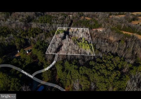 Vacant Land For Sale - Curley Lane<br/> BUMPASS, VA 23024
