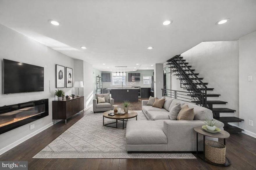 Inquire with the listing agent to learn how this beautiful luxurious townhome could be yours for potentially as low as just $0 due at closing utilizing local homebuyer grants! 

Welcome to this beautifully renovated 3-bedroom, 2-bathroom townhouse located in the sought-after Grays Ferry neighborhood of South Philadelphia. This thoughtfully redesigned home blends modern style with everyday comfort, featuring an open-concept main living area with hardwood flooring, recessed lighting, and ample natural lighting that floods the living space.

The gourmet kitchen is outfitted with high-end appliances, contemporary cabinetry, and premium finishes, offering both style and functionality for cooking and entertaining.

Upstairs, the home offers three well-appointed bedrooms filled with natural light, along with full bathroom featuring modern fixtures and designer-inspired finishes.

The lower level includes a walkout basement with a full bathroom with high end finishes, and a laundry room for easy access. 

Additional highlights include central air, updated systems, and quality craftsmanship throughout, creating a move-in-ready home designed for modern living.

Conveniently located just minutes from Center City, University City, The Navy Yard, major hospitals, highways, parks, dining, and neighborhood amenities, this home offers the perfect balance of urban convenience and contemporary comfort in one of Philadelphia’s most sought-after and rapidly growing communities. Photos may be digitally enhanced and or staged.