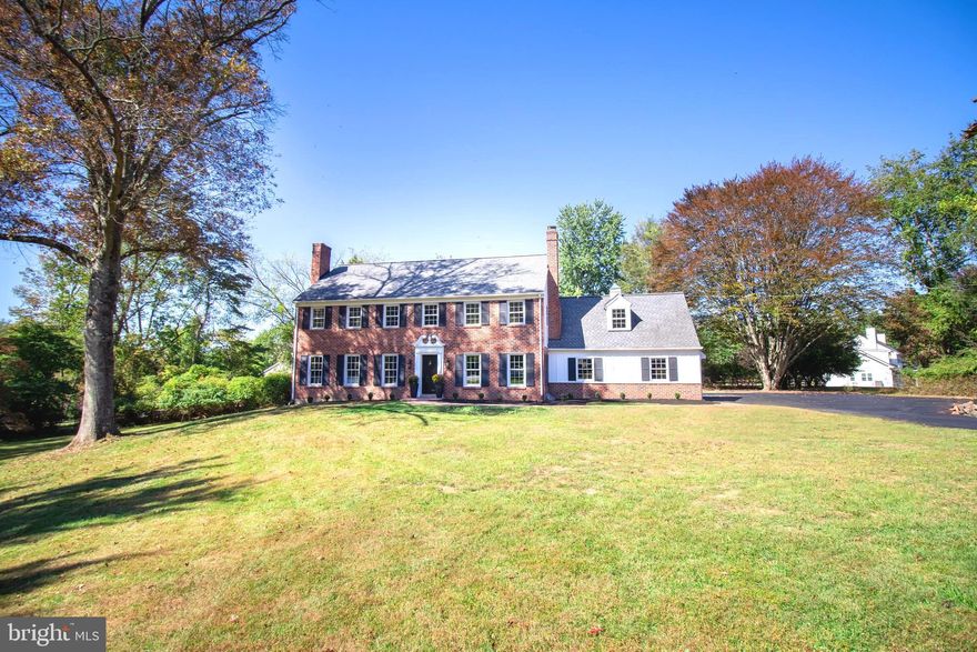 Beautifully situated on nearly 1.5 acres in the sought after Echo Valley neighborhood. of Newtown Square, this classic brick colonial offers timeless appeal.  Featuring five  spacious bedrooms, two and a half bathrooms  and a two car garage, this residence provides the perfect blend of elegance and comfort. Its unbeatable location to Ellis Preserve, providing  access to fine dining,  and boutique shopping. Inside the home showcases rich hardwood flooring , a formal living room and family room-each with a fireplace-and an inviting eat -in kitchen with a center island and views of the expansive backyard. The dining room opens up to an inviting screened porch and a charming side porch, perfect for relaxing or entertaining. A practical Mudroom with storage and a laundry sink leads to the two car garage. The Powder Room completes this well-designed floor. Upstairs all five bedrooms feature hardwood flooring, with ample closet space in each bedroom.  The Primary suite includes a  private bathroom and separate vanity area, while a full hall bath with a walk-in tub serves the four bedrooms. The third bedroom has stair access to the attic.  A full unfinished basement with walkout access offers exceptional storage space and endless potential for future living areas Commuters will appreciate proximity to Paoli Amtrak Station, while top rated schools, including Episcopal Academy, are only moments away. This property is also just a short drive to renowned country clubs such as Aronomink, and Waynesborough, and only 30 minutes from Center City Philadelphia and the airport. A rare opportunity to own a distinguished residence in one of Newtown Square's most coveted neighborhoods.