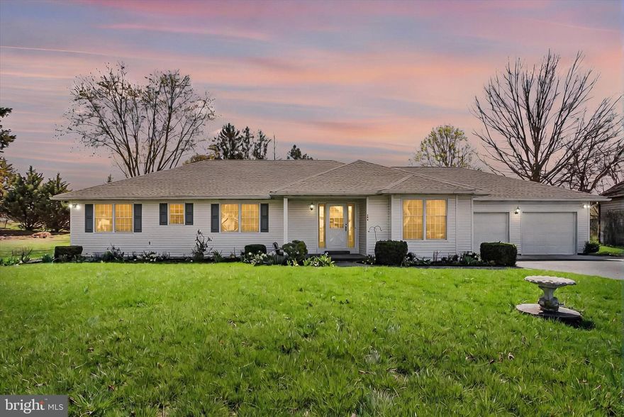 Welcome to your new home at 594 Grant Drive! Located in Gettysburg, and nestled in the gated Lake Heritage community, this one floor living Ranch style home not only comes complete with loads of extras, but it is also just steps away from beautiful Lake Heritage and all of the amenities that "Lake Life" has to offer. This Lake Community offers playground areas, walking trails, basketball and volleyball courts, picnic areas, shuffleboard, tennis courts, as well as lake and water privileges and SO MUCH MORE!  Okay, ready to learn more about the house?? Well lets just say that you should be prepared to be "wowed" when you enter the home and find yourself in the oversized foyer, just outside of a large space donned with custom built-in book cases, crown molding and French pocket style doors. This space also has oversized windows that allow the sunlight to pour in, making this a bright and cheery retreat! This space could easily be used for a multitude of purposes such as a formal living room, a formal dining room, or even an additional bedroom. This home has an eat-in kitchen that is sure to please even the most persnickety of chefs! Offering plenty of cabinet space, a floor to ceiling pantry cabinet, there is also ample counter space as well. You will find that this home has a very open floor plan, which makes it ideal for entertaining after a great day at the lake! This property has 3 (with easy potential for a 4th) bedrooms and 2 full bathrooms, including a Owner's Suite which comes complete with a private bath and a walk in closet. Pride in ownership best describe this home as its been meticulously cared for, and is in absolutely immaculate condition, inside and out. Many of the mechanicals, as well as the roof have been updated. Spring is here, and this is not a property that you want to miss out on! Situated in close proximity to an abundance of shopping, restaurants and historical landmarks, make this the property that you just may have been waiting for! This is your opportunity to own your own little slice of Paradise. Be the 1st to see it! Showings start on Tuesday April 8th, 2025