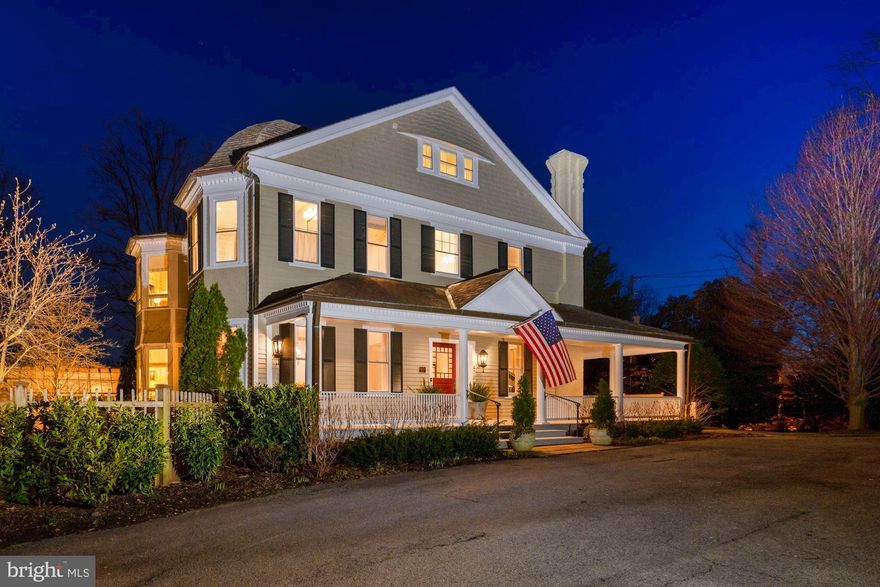 THIS IS THE WONDERFUL CA 1893 FARMHOUSE YOU'VE SEEN AND ADMIRED FOR YEARS--FINALLY ON THE MARKET!! 
EXTRAORDINARY OFFERING W/WRAP AROUND PORCH, CIRCULAR DRIVE 7900+SQFT 5-6 BR RENOVATED FARMHOUSE ON 3/4 ACRE W/40' HEATED POOL AND SPECTACULAR 1500 SQFT GLASS AND STEEL POOL HOUSE (Designed by acclaimed BarnesVanze Architects) W/BRONZE FIREPLACE, STONE HOT TUB, SAUNA, POOL BATH, KITCHENETTE--MAIN HOUSE  FEATURES CHEF'S KITCHEN ADJACENT TO FAMILY ROOMS,GENEROUS PUBLIC ROOMS, LARGE MUDROOM,  LUXE PRIMARY SUITE W/LARGE DRESSING ROOM, SPA BATH AND PRIVATE ADJACENT  OFFICE, 4 ADD'L BEDROOMS, RENOVATED BATHROOMS THROUGHOUT--TURN-KEY--MOVE-IN AND IDEAL FOR FESTIVE ENTERTAINING AND VERY COMFORTABLE DAILY LIVING!!! PROFESSIONALLY LANDSCAPED, UPLIT AND IRRIGATED GROUNDS DESIGNED FOR YEAR-ROUND INTEREST AND MAXIMIZED PRIVACY--ONE OF THREE ORIGINAL FARMHOUSES IN THE CHARMING TOWN OF SOMERSET W/PARKS, POOL, TENNIS, BASKETBALL AND LUSH WALKING TRAILS ALL FOR THE ENJOYMENT OF TOWN RESIDENTS. BLOCKS TO METRO.