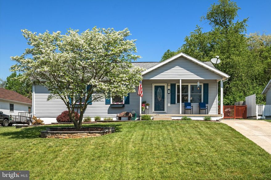 Picture perfect! Come see this 3-bedroom, 2-bathroom rancher, that has been meticulously maintained and is conveniently located within minutes to commuting corridors and lots of shopping options. A lovely pass-through window has been added to the living and dining areas to let in more light and conversation. Stainless steel appliances, bright white cabinets, and updated fixtures make the kitchen/dining combo feel fresh and modern. There is plush carpeting in every bedroom, ceramic tile flooring in both bathrooms, and waterproof LVP flooring in the kitchen and living room. Walk out from the kitchen to a fenced back yard with a two-level stamped concrete patio and a pergola (that conveys) to make the outdoors feel like additional living space. In a surprise move, the exterior-entrance storage space with built-in shelving is ingeniously hidden and constantly convenient. The oversized shed has electricity and both storage and workshop space. This is not a flip or a former rental–this is a single-owner property, like a hidden jewel!