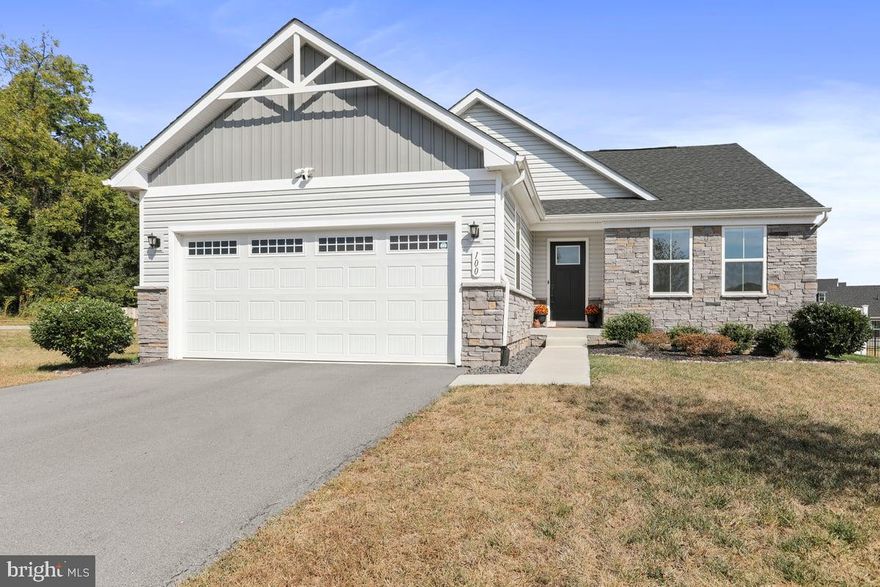 Welcome to 100 Plum Tree Lane, a beautifully maintained 3-bedroom, 2-bath home nestled on a quiet cul-de-sac in the desirable neighborhood The Lakes At Martinsburg. This inviting ranch style home offers the perfect mix of comfort, style, and room to grow.  Step inside to a bright and open layout featuring a chef’s kitchen with island, quartz countertops, gas cooking and stainless steel appliances. The adjoining living and dining areas are perfect for entertaining or relaxing, with warm natural light and an easy, comfortable flow.  Outside, enjoy the expansive composite deck overlooking a peaceful backyard—ideal for cookouts, morning coffee, or unwinding at the end of the day. And don’t miss the full unfinished basement offering incredible potential for added living space, a home gym, workshop, or whatever your lifestyle needs. Located close to local amenities, schools, and commuter routes, this Martinsburg gem is move-in ready with room to make it your own.