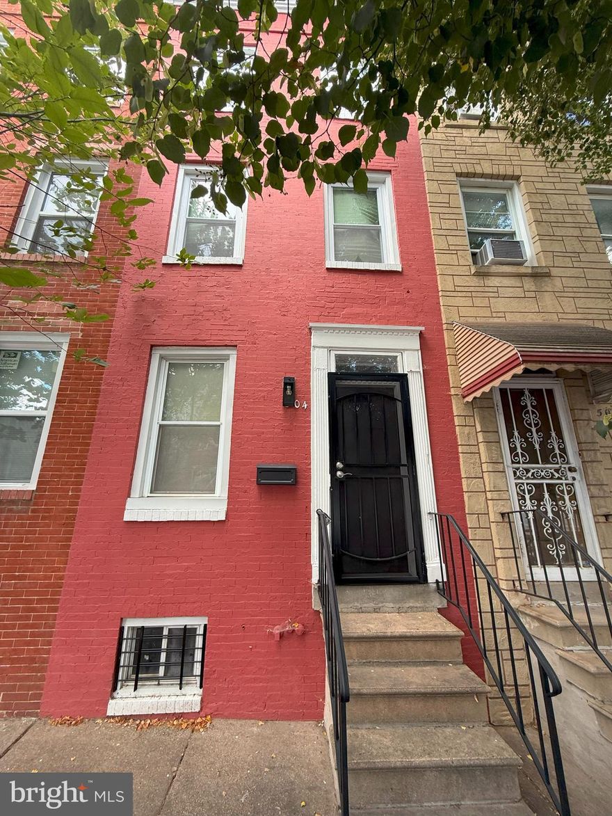 Recently renovated 3 Bedroom row home in the historic area of Madison Park. This home is available for immediate occupancy.