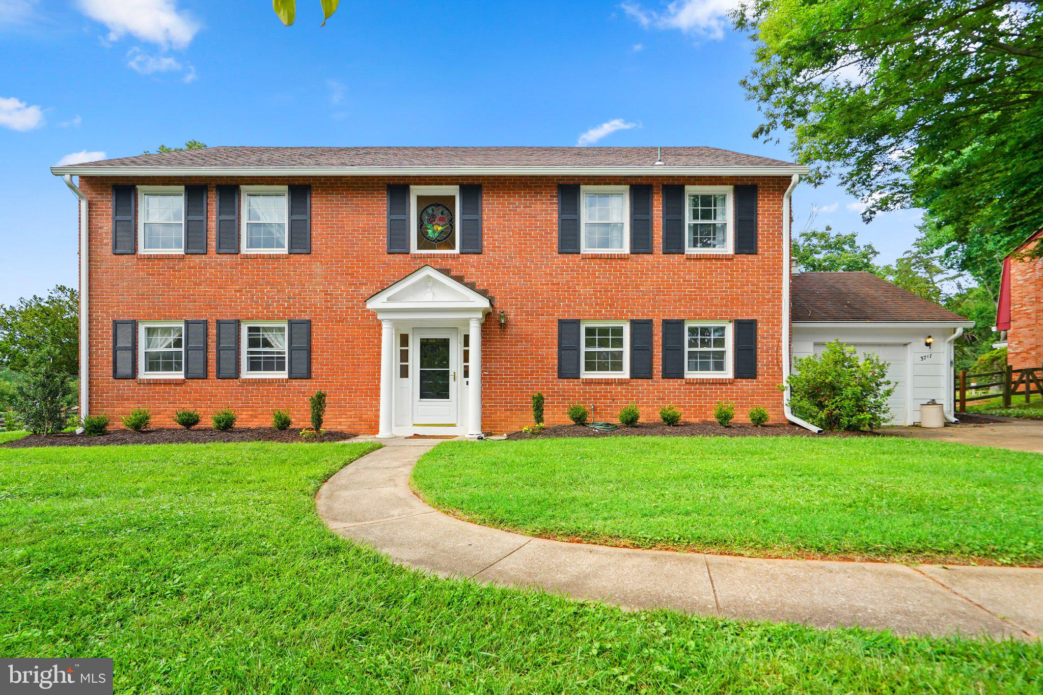 Welcome to this lovely All Brick Colonial in sought-after Williamsburg Village. Sited on a Glorious 1/2+ acre, this home features a welcoming 2 Story Foyer, Large Living Room, Formal Dining Room, Family Room w/ wood burning Fireplace, Expansive Screened-in Porch and Spacious Kitchen. The Upstairs Features an Owner’s Suite with a 2nd wood burning fireplace and Updated Owner’s Bathroom plus 4 additional Bedrooms and shared Bathroom. Some of the improvements include HVAC & Gutter Guards in 2018 and Roof in 2015.
You will spend great quality time with family, pets & friends loving life to the max! A Great Home w/Great Schools in a Convenient Location to the heart of Olney. You will be proud to call this Your Home!