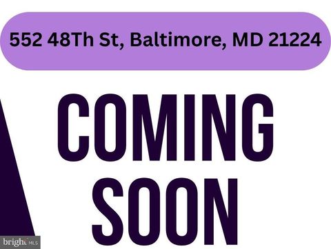 552 48TH STREET BALTIMORE MD 21224