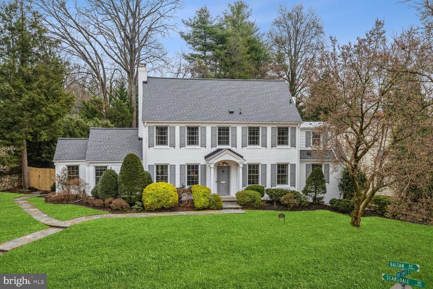 OPEN HOUSE CANCELED! Once in a generation comes along a home like 4700 Fort Sumner Drive. Prominently positioned on a 0.3-acre corner lot in the heart of the Sumner neighborhood, this classic center hall colonial has been beautifully expanded and updated to create a home with gracious entertaining spaces, pockets of intimate living and enough room for the largest gatherings or easy day to day living.

The home’s stunning renovated exterior features all new windows, a new roof, new hardscaping and landscaping, new siding, and a coordinated new paint scheme, all of which welcomes you in from the street. The wide center hall leads to living room expanding from the front to the back of the house on the left, with a wood burning fireplace and new sliding glass doors leading to the rear deck area and stone patio. The formal dining room is dinner party ready, with chair rail and crown molding, as well as an updated center chandelier and custom paint. The fully updated kitchen spans the rear of the home and is anchored by the light filled, skylit eating area overlooking the deep rear garden. Additional kitchen updates include the removal of a wall to create an open concept kitchen highlighted by all new lighting, updated cabinetry and hardware, new appliances, and a generous amount of counter and prep space.  

The balance of the main floor includes a family room with a second wood burning fireplace flanked by custom built-ins, along with one of the two main level half baths. Off of the living room is a custom, soundproofed, home office with separate side entrance vestibule, perfect for when clients come to visit, and access to the home’s second main level half bath.

Upstairs to the second level are four spacious bedrooms and three full baths, including a king-sized primary suite with en suite bath and walk in closet. A second full bath can be accessed from the hall or directly from the primary bedroom itself.  The third full bath on this level is found just down the hallway. The third level is home to two additional, large bedrooms and a fourth newly updated full bath. The lower level houses a wonderful recreation/play room with a third wood burning fireplace, a fantastic work room, a half bath and a mudroom area that is directly adjacent to the home’s attached two-car side load garage with charging station.

The Sumner neighborhood is ideally located off of the Massachusetts Avenue corridor and is part of the highly desired Woodacres/Pyle/Whitman cluster of schools providing easy access to shopping, public transportion, parks, the Capital Crescent trail and more.  Welcome home!