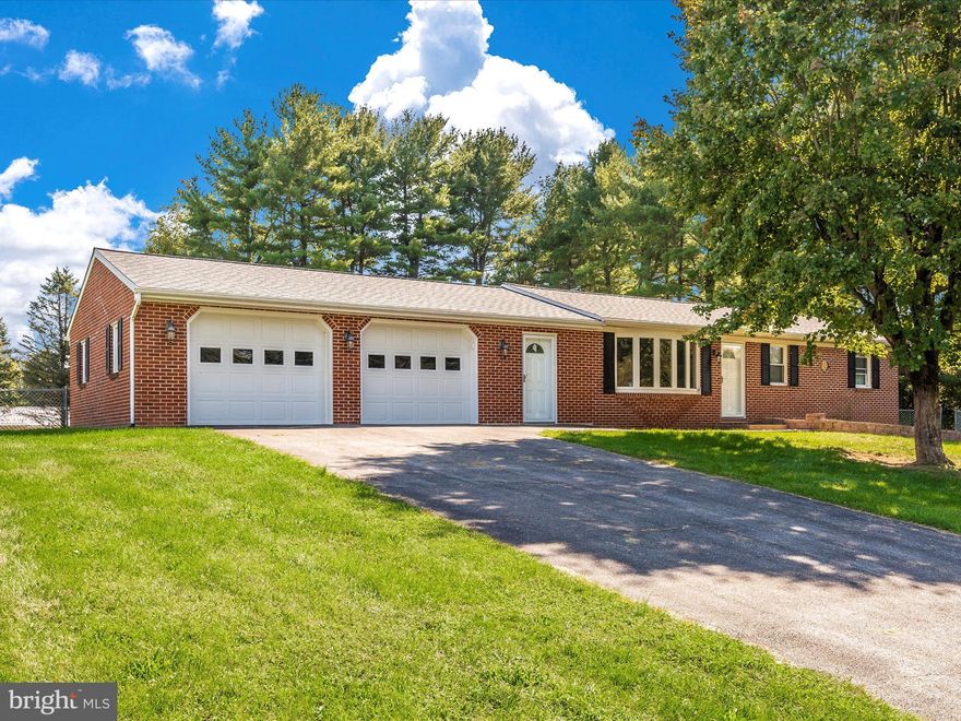 Beautiful brick rancher with open concept!  Fresh paint all over and new flooring in the basement.  Main level has hardwood floors, 3 bedrooms and 2.5 bath.  Basement has a bonus bedroom and bathroom! don’t miss out on this home!