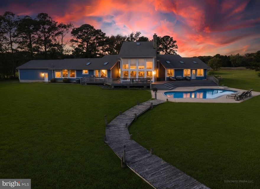 The Pinnacle of Waterfront Living in Cove Creek Club
Experience unparalleled serenity in this extensively renovated one-level residence, spanning over 4,200 square feet in Kent Island’s most coveted, low-turnover community. Perfectly positioned on the protected marina basin, this home offers great water views with rare, calm, and navigable waters directly at your private pier. The community also includes a private golf course,  beach, and clubhouse. 

The interior has been completely reimagined, featuring four spacious bedrooms, four full baths, a private study, and a modern addition completed within the last three years. Beyond the aesthetics, enjoy peace of mind with new exterior siding and a high-efficiency three-zone HVAC system. Step outside to your private oasis, complete with an in-ground pool and expansive decking designed for grand entertaining or quiet water views. Here, life moves at a slower pace, defined by boating, swimming, golf, and the natural beauty of the Eastern Shore.