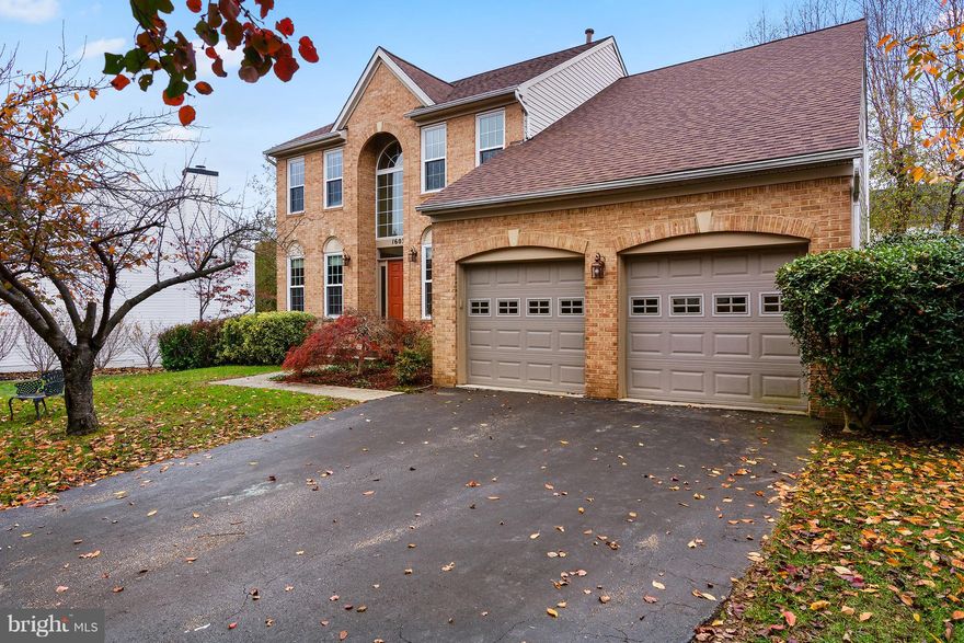 Beautiful updated open concept brick front home on a cul de sac in the sought after Chapman Farms community.  This house has all the bells and whistles including hardwood floors, fresh paint, updated kitchen, stainless appliances, new carpet, updated bathrooms, finished basement with full bathroom, bar sink, bonus basement storage room and first floor library.  Great semi private entertaining and family space with a fenced yard, large deck pre-wired for a hot tub, patio, space carved out for playground equipment.  Easy maintenance with all the large items done for you. Sprinkler system, new roof, new AC and furnace, new windows, new front door and rear slider doors.  This home is move in ready and won't last long.