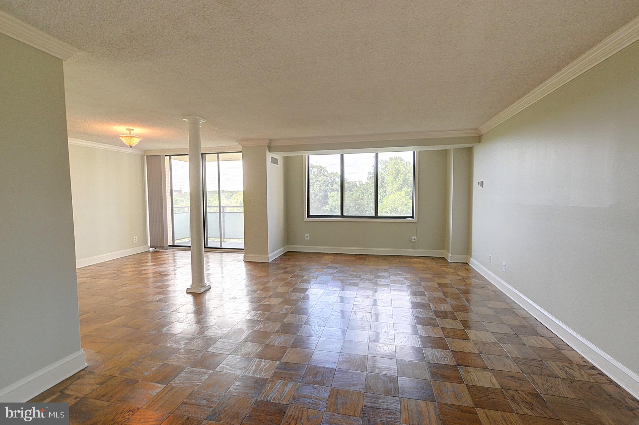 Spacious 981 Sq Ft 1-Bedroom with Premium Parking and Treetop Views at The Promenade<br><br>
Enjoy peaceful treetop views of the tennis courts from this bright and spacious 981 square foot residence in the South Tower of The Promenade. This 1-bedroom, 1-bath home offers a generous layout with an open living and dining area featuring parquet floors and motorized blinds, flowing onto a private balcony on the quiet side of the building.<br><br>
The updated kitchen offers ample cabinetry, tile backsplash, and a full appliance suite. The spacious bedroom includes parquet floors, a ceiling fan, and generous closet space including a walk-in. The renovated full bath has a clean, modern finish. This home also includes the best parking space in the building, an oversized indoor spot located right next to the entrance, originally designated as accessible, for exceptional convenience.<br><br>
The monthly coop fee covers all utilities (electricity, gas, water, sewer), real estate taxes, cable TV, air conditioning, heat, insurance, parking, and building amenities.<br><br>
The Promenade offers resort-style living with indoor and outdoor pools, 7 tennis courts, pickleball, a racquet club house, and a state-of-the-art fitness center with indoor pool, sauna, lockers, and hot tub. Residents enjoy 24-hour security, concierge front desk service, and an arcade with Chef Tony’s restaurant, shops, and essential services like a convenience store, dry cleaner, and beauty salon.<br><br>
This is a rare opportunity for comfortable, full-service living in a premier location. Schedule your showing today!<br>