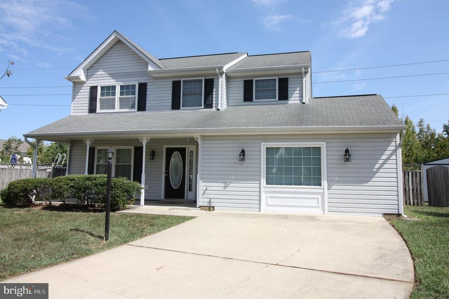 Bargain here folks...Hard to find  4 BR 2.5 Bth home for under 300K anymore. NO HOA to contend with either. Large privacy  fenced in back yard for the kids or pets.4th bedroom on the main level can also be a family room. Open floor plan with kitchen overlooking the dining area and living room. Culdesac location with no thru  traffic. Well maintained and ready to move in to. Large storage shed in back. EASY access to rt 228. Better hurry,,this will sell very quick !