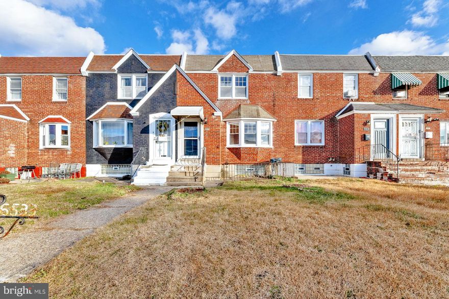 Welcome to this Beautifully renovated home in desirable West Oak Lane featuring hardwood flooring throughout and all-new lighting on both the main and upper levels. The open-concept layout leads to a modern kitchen with white shaker cabinets, and a 7-foot island all wrapped in Calacatta Miraggio Cove quartz countertops, perfect for everyday living and entertaining. Upstairs offers three spacious bedrooms and two full bathrooms, while the finished basement includes a convenient half bath. The home also features a double private driveway with rear-access garage. Move-in ready with timeless finishes and thoughtful updates throughout.