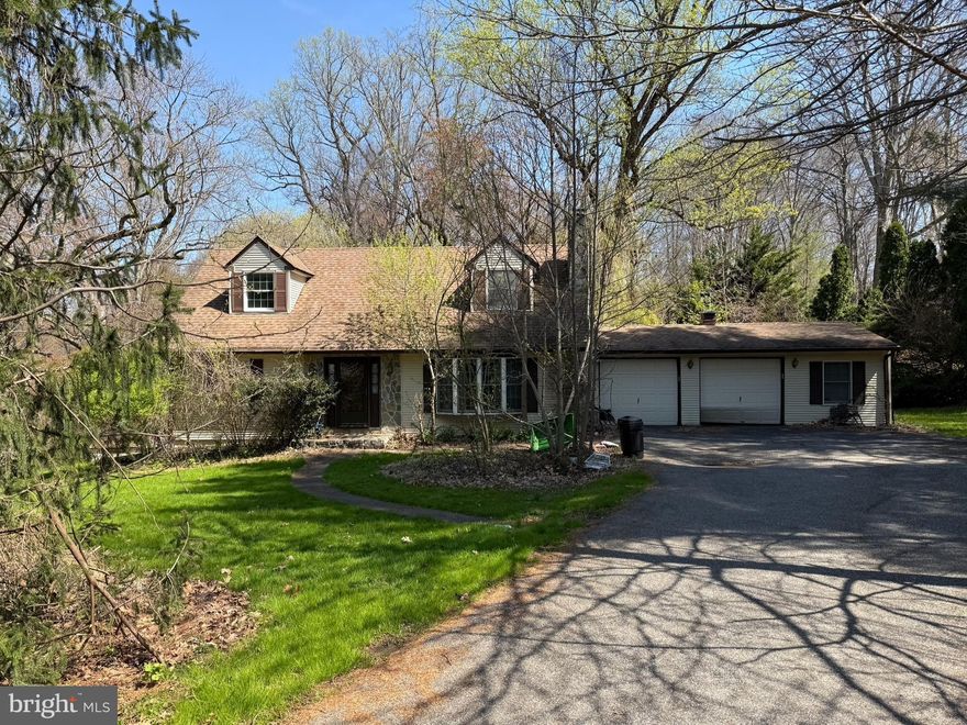 Attention Investors and Contractors!  Spacious 5-bedroom Cape Cod–style home ready for renovations and updates!  This property is back on the market and with a price reduction.   Over the cold snap there was some damage from a frozen pipe situation which needs repair and the price reflects this.  This home is a perfect opportunity for  making a decent return on your investment.  173 Mercer Mill Rd is in the Avon Grove School District,  and is set on a private 1.4-acre wooded lot, tucked back from the main road.  This home offers nature, tranquility, space , privacy!
The first floor is expansive, starting with a sunny living room  a brick fireplace and wood built-ins, then you will find two nicely sized bedrooms and a full bathroom.  There is a large kitchen  with plenty of cabinets and space for cooking family meals and entertaining.   At the end of the kitchen  you will find a good sized dining area which leads to a very large den  with plenty of space for  large furniture, games,  and TV .   Right off the den you will be surprised to find a spacious  enclosed  sunroom with vaulted ceilings and plenty of windows which opens to a deck overlooking the wooded landscape.  Directly off of the den is a large laundry room / mud room which  provides access to an oversized two-car garage with plenty of  overhead storage.

The second floor includes three bedrooms, highlighted by a spacious primary suite with an en-suite bath featuring a tub and separate shower, plus two additional bedrooms and a full bathroom.

Offering over 3,000 sq ft of living space and exceptional privacy, this home has so much to offer and is ready for renovation and profit!  This is a cash sale listing.