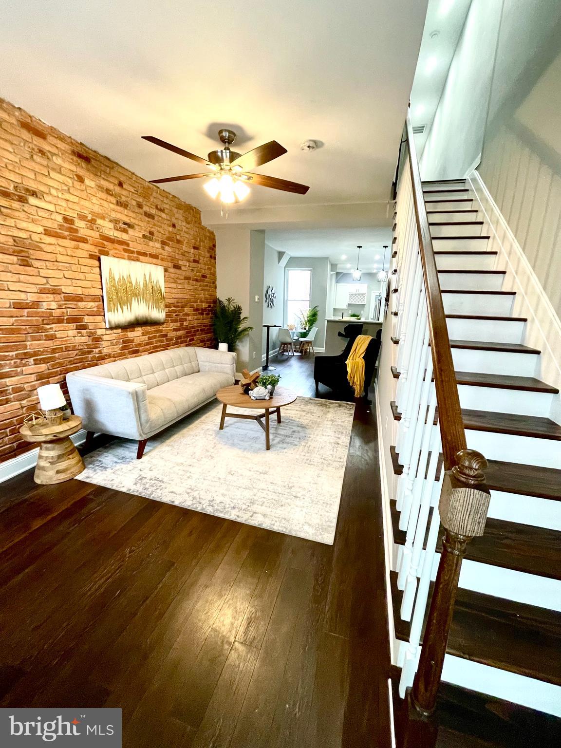 Welcome to this beautifully remodeled 3-bedroom, 2.5-bathroom home, ideally located just a few blocks away from the highly sought-after Patterson Park. This turn-key property offers the perfect blend of modern updates and classic charm. Step inside to discover an open-concept living space with gleaming hardwood floors, fresh paint, and tons of natural light. The spacious living room flows seamlessly into the dining area, perfect for entertaining or relaxing with family.
The fully updated kitchen features stainless steel appliances, soft-close cabinetry, and sleek Quartz countertops. Upstairs, you’ll find three bedrooms. The primary suite includes an en-suite bath with stylish finishes and a walk-in shower.
With a small private backyard space, you’ll have low-maintenance work. All this is situated in an up-and-coming neighborhood, just a short walk to Patterson Park’s green spaces, walking trails, and community events. Plus, you’re within easy reach of shops, cafes, and local attractions.