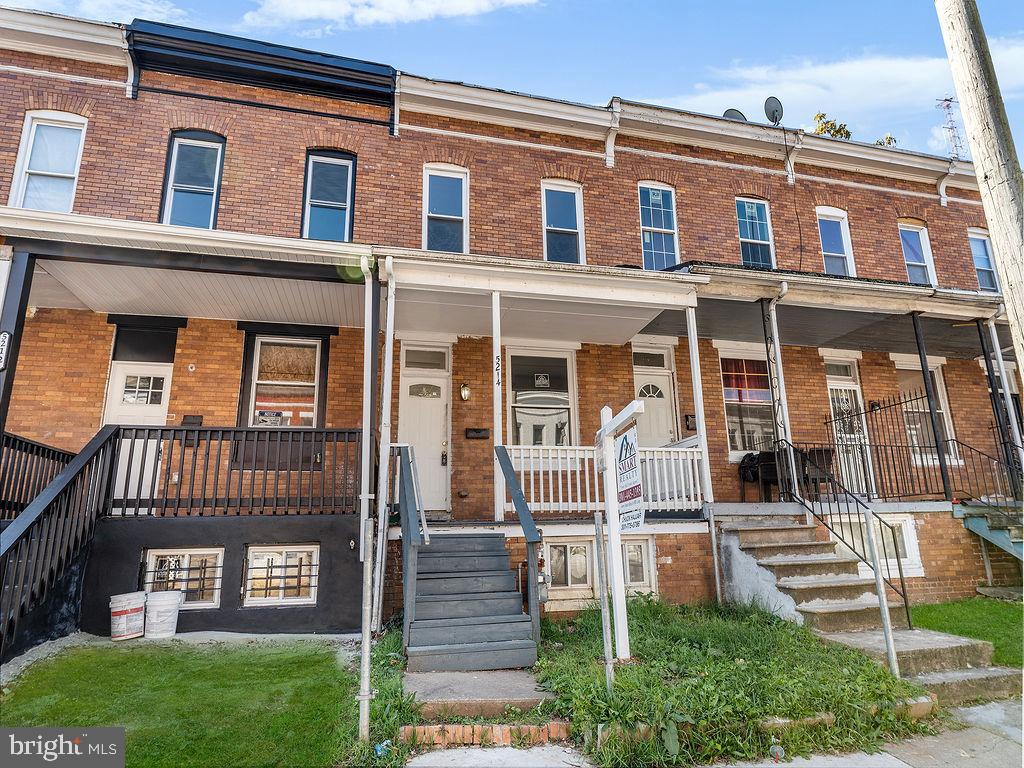 Own a home for under $120K. Also a great investment property. Rents in the area going for $1200-1400. Recently renovated rowhome in Woodmere/Pimlico neighborhood. New wood cabinets and counter tops, new laminate floors and freshly painted. New carpet upstairs. The water heater was just replaced and a new electric panel was installed. Rear deck and privacy fence. Unfinished walkout basement. Close to Pimlico Race Track which is being redeveloped including a new Race Track facility that will operate all year round. Closing help available.