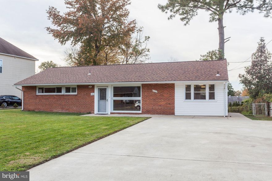 Bright & freshly renovated rambler on a premium lot.  Entire house has been painted including ceilings, trim, & doors.  Modern ceiling lights added, recessed lights, & new fixtures. High dollar updates include: roof, windows, driveway, appliances, hot water heater, & furnace. Patio in back with expansive flat lawn. Great commuter location: close to beltway, bus & metro, shopping, & restaurants.