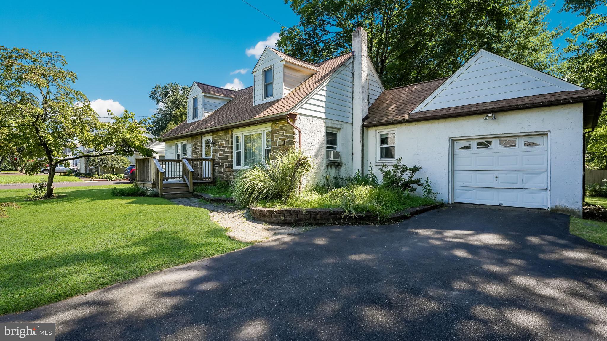 First time on the market ever! You must see this well cared for 4 bedroom, one bath cape cod in the desirable North Penn School District. The first floor features a nice size family room, remodeled eat in kitchen, remodeled bathroom and 2 bedrooms. Upstairs features 2 additional bedrooms. The partially finished basement provides plenty of possibilities. The .34 acre backyard offers a patio and plenty of privacy. Close to dining, shopping and commuting.