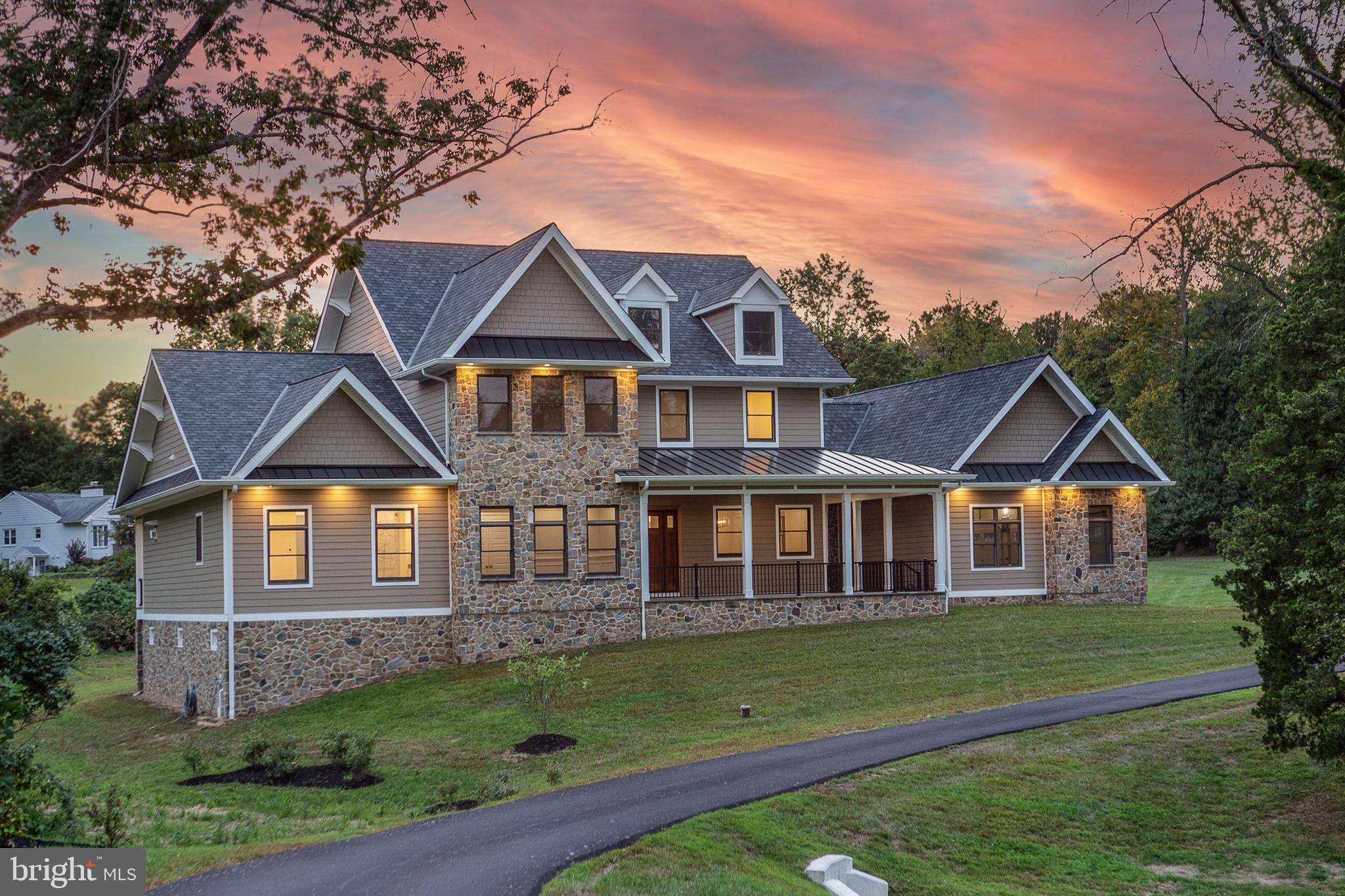 Meticulously crafted new construction situated on a beautiful 2.4-acre lot tucked away in the coveted community of Raintree in the prestigious Unionville/Chadds Ford School district. This stunning executive home feature 5,750 sq ft of the premium construction. Stone front, 5bedrooms, 5.2 bathrooms and an oversized 4 car garage. The first floor consists of the Primary bedroom wing with full bathroom and private deck, gourmet kitchen with floor to ceiling cabinets, marble countertops, huge island, and Thermador appliances,. There is an additional utility/service kitchen, sunroom, two powder rooms, formal dining room, office/den, mudroom, amazing living room, front porch, large deck, and four car garage. The first floor features 10 ft ceilings, 8 ft doors, site finished 5in white oak floors, amazing trim package, Led lighting and wiring package, and two floor to ceiling stone linear fireplaces. The second level offer four large bedrooms each having their own on suite, Lounge/tv room, seasonal storage room, and gallery laundry room. The second floor features 9 ft ceilings and site finished 5in white oak floors.
Location is perfect, located just 1 mile to Buckley's Tavern, 3.8 miles to Winterthur, 4.2 miles to Longwood Gardens and central to many of Delaware and Pennsylvania's Premier Events!
Please see builders spec sheet and and feature list.