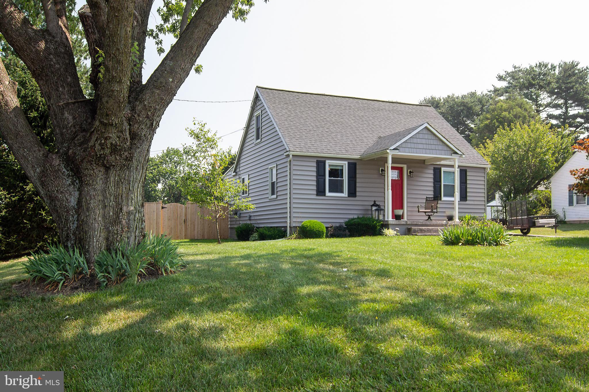 This absolutely charming Cape Cod sits upon over 1/3 acres and will WOW you with it's large L-shaped fenced yard (cedar!). With 3 gates (2 of which are doubles) you'll have easy access for mowing, towing, or stowing. Lot's of room for entertaining, playing, gardening etc. And with a double-wide driveway, there will be plenty of parking for all of your guests. Inside, you'll find a bright living room space with updated LVP flooring and a sightline to the kitchen via a large pass-through. The updated kitchen boasts black stainless appliances, a ceramic backsplash, white cabinetry, table space, a large laundry room closet and access to the backyard. An oversized sink will make doing the dishes easier, if not more enjoyable! Two bedrooms are on the main level, both with ceiling fans, wood flooring and plenty of light. , A hall bath with a tub/shower rounds out the main level of this home. Upstairs, what is currently one large finished space could easily be divided into a bedroom & office? den/sitting room? or two bedrooms -- customize to fit your needs. The lower level is currently unfinished but has natural light, some studding in place already and bilko doors for access to the backyard. Rural setting centrally located to Westminster, Hampstead, Manchester and minutes from commuter routes. Call your agent and make an appointment today!