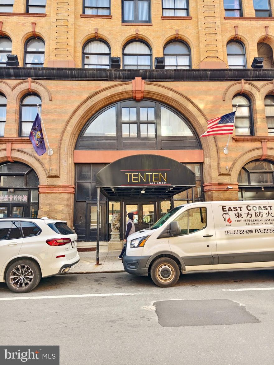 Discover an exceptional opportunity in the heart of Chinatown!
This stylish mid-rise condo blends classic charm with modern convenience, offering a bright, functional layout and in-unit laundry hookups for comfortable city living.

Enjoy an unbeatable location — just steps from Reading Terminal Market, Convention Center, City Hall, and a vibrant mix of restaurants, cafes, and shops. Everything you need is right outside your door, with easy access to public transportation for a seamless commute.

The building is professionally managed, providing residents with peace of mind and well-maintained common areas. HOA fee includes major utilities, making it an affordable and low-maintenance choice.

Currently tenant-occupied through May 20, 2026, by a responsible tenant who maintains the unit well and plans to vacate at lease end. Perfect for investors seeking steady rental income or buyers planning for future occupancy in one of Philadelphia’s most dynamic neighborhoods.