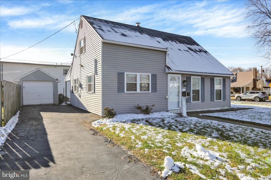 Welcome Home to this well maintained 4 bedroom, 1 bath Cape Cod in Cherokee Ranch Muhlenburg Township!  Enjoy all the comforts of 1st floor living with 2 additional bedrooms upstairs.  This spacious corner lot also features a private driveway leading to a 1 car garage, perfect for additional parking or storage.  Conveniently located between 5th Street Highway and Route 61, just minutes from Routes 222 and 422.  Traveling by car or foot, shopping and restaurants are within minutes!  Whether you are a first time homebuyer, or simply looking to downsize, this move in ready home is ready for its next chapter.  All energy efficient appliances included plus ONE YEAR WARRANTY!  Selling As Is.