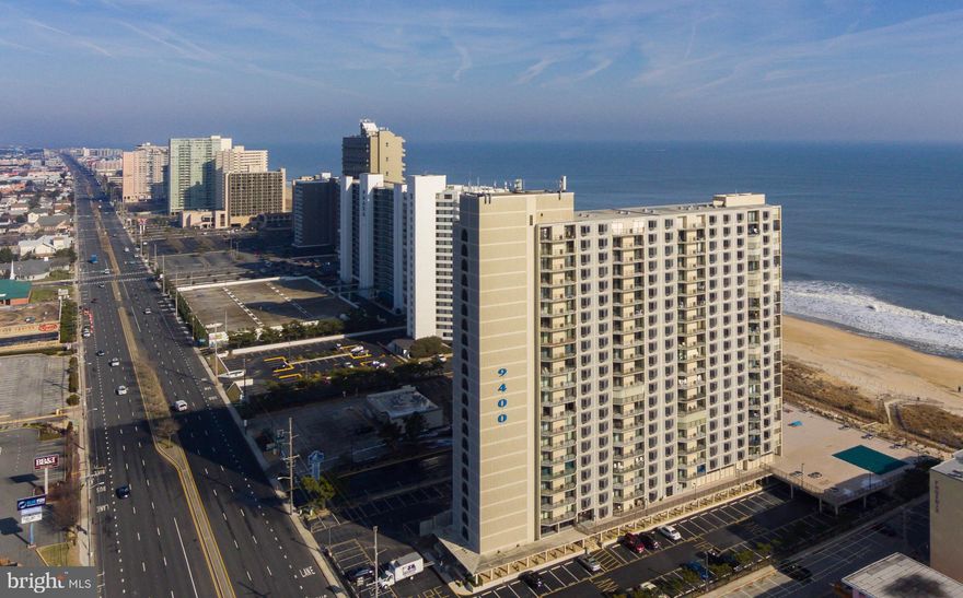 Amazing  2 bedroom 2 full bath condo located on the 16th floor in the Oceanfront 9400 Building at Coastal Highway and 94th Street. Many upgrades to this property . This lively oceanfront neighborhood offers many restaurants, coffee shops, beach supply store, bars with entertainment, candy store and grocery store and more, all at your convenience .  OC Arts Center and OC Dog Park , OC Library plus OC Municipal Parking, all nearby. Schedule an appointment to view and experience a great looking condo in a super clean  and  well managed 22 story building located on the oceanfront!  The best of both worlds on the sandy beach, the calm bay waters, shops and parks all nearby allow you to enjoy your Ocean City beach time to relax and enjoy. Call today!