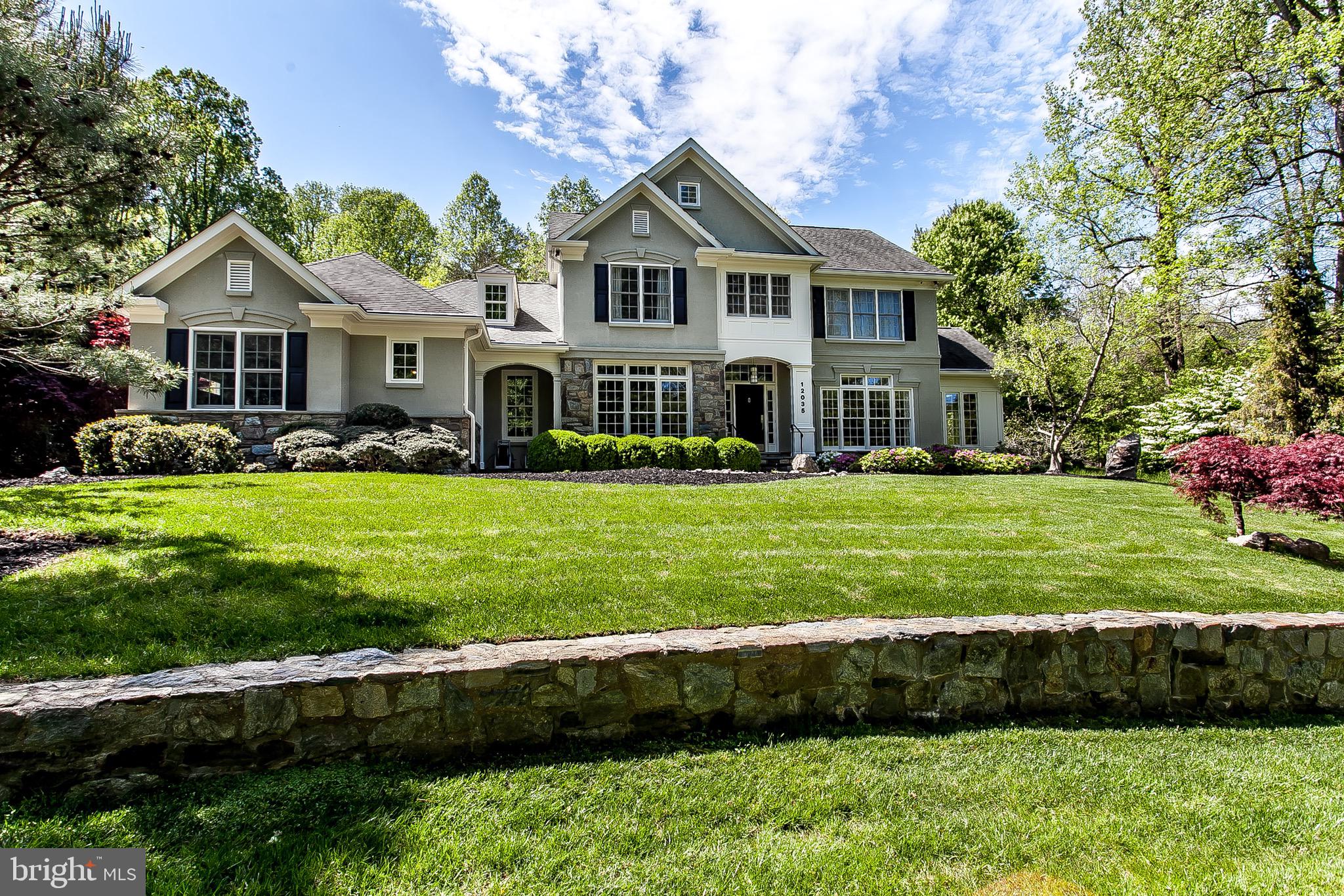 In the heart of Potomac, stands out this beautiful 2+ACRES Mitchell & Best home with unique landscaping and curb appeal! PRIVATE cul-de-sac, 4+BD/4.5 BA. RENOVATED AND UPDATED THROUGHOUT, this special offering features contemporary interiors and harmonious, sophisticated design. Grand two-story foyer with a magnificent, designer chandelier. Formal dining room and living room; sun-filled office/den. Large, open gourmet kitchen with high end appliances leads to the fabulous great room boasting a modern, travertine stone fireplace. Large windows that overlook the spectacular backyard; Ample 3-car garage. A large master suite dominates the second level. Modern master bathroom accented with imported European cabinetry and a pebble-and-stone shower. 3 additional bedrooms and 2, JUST REMODELED designer bathrooms! Spacious lower level with just installed, premium carpeting; home theater/surround sound system & wet bar. Au Pair/Guest area and 4th full bathroom; cardio room and cedar closet. Enjoy peace of mind w/newer HVACs and house generator. Low-maintenance front/backyard, professionally landscaped by ZEN ASSOCIATES. Oversized Trex deck, fieldstone patio, four stone walls, custom water fountains embedded in river rocks; underground sprinkler system & distinctively designed ground lighting. An invitation to tranquil hours of outdoor relaxation in this impeccably maintained property.