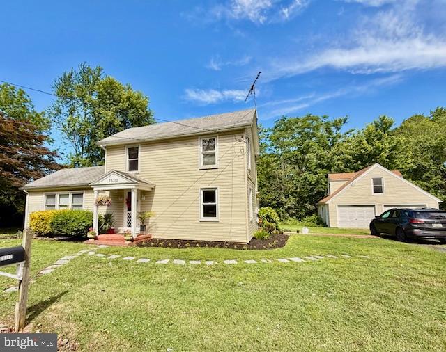 Great Investment property! This charming 3-bedroom home is located in the sought-after Tunis Mills Village where the community boat ramp is only a short walk. It sits on a double lot, almost a full acre, and has a shaded stone patio, garden shed, and detached 2-car garage with an entire finished upper level previously used as an office, storage room, and teenager hang-out. Inside the home you will find hardwood floors, three comfy bedrooms, one and half bathrooms, dining room, convenient utility/laundry room, a generous-size kitchen with room to expand, and a huge naturally lit family room. The home has had various updates over the years including hook up to public sewer, vinyl siding added, all windows replaced, and a new well.
Although this property was originally 2 separate parcels, the family room addition lies partially on the second parcel. Therefore, the property is now considered one large lot. However, buyers can explore changing the lot lines to regain the second parcel. An alternative use for such a large yard is to add a pool and pool house. Currently used as a long term rental but it could be used as a vacation rental.
This is your opportunity to obtain a slice of quintessential Talbot County and reside in the waterfront Tunis Mills Village.
