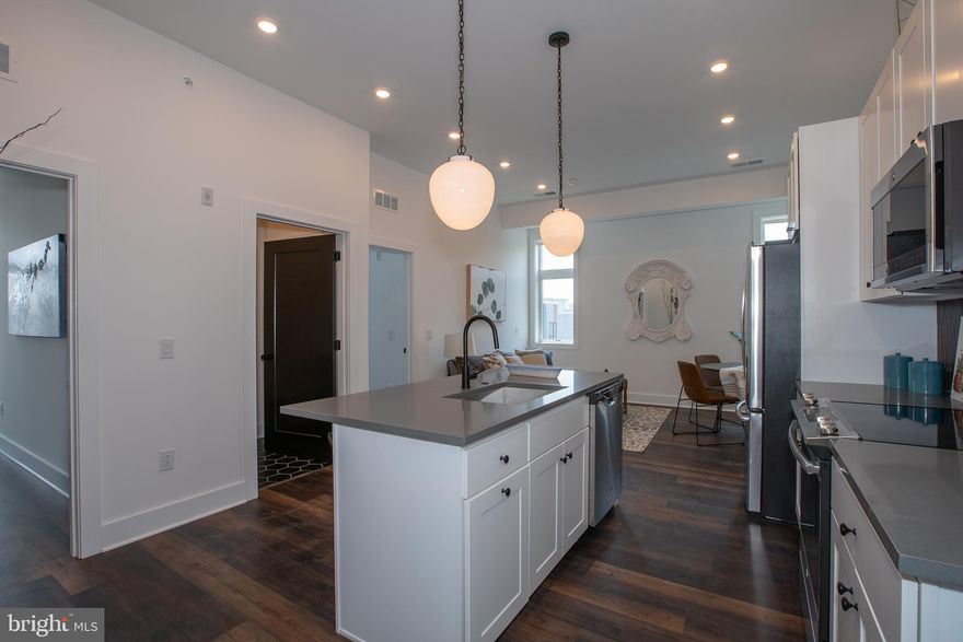 Available 8/1

Welcome to The Porter, Brewerytown’s hottest apartment building just a few short blocks off bustling Girard Avenue and in close proximity to ALDI Supermarket and Fine Wine & Spirits. All Porter residents have access to see the center city skyline views from the uniquely designed, fully furnished rooftop deck! This spacious 2 bed, 2 bath apartment comes equipped with keyless entry systems, a breakfast bar with sleek grey countertops, modern 42-inch white shaker cabinetry, sleek matte black fixtures, high-end GE stainless appliances, floating vanities, glass-enclosed showers, black hexagon/black penny tiles floors, custom California styled built out closets, and a ton of natural lighting from the massive windows throughout. The Porter has a millennial lounge that is beautifully designed with a fireplace and a fully furnished workspace. All residents can enjoy the fitness center that is stocked with all of the top-of-the-line gym equipment you could ever need and limited on-site parking is also available for added convenience.

Lease Terms: Generally, 1st month, and 1 month security deposit due at, or prior to, lease signing. Other terms may be required by Landlord such as last month's rent upfront. $65 application fee per applicant. Tenants are responsible for: electricity, gas (if applicable), cable/internet and $10/mo technology fee. Water is a flat monthly fee of $75. Additional fees or requirements may be applicable for units with Homeowners or Condo Associations. Landlord Requirements: Applicants to make 3x the monthly rent in verifiable gross income, credit history to be considered, no evictions within the past 5 years, and must have a verifiable rental history with on-time rental payments. Exceptions to this criteria may exist under the law and will be considered. Cosigners will be considered.

*Price reflects the net effective rent when a 1-month credit is applied at $1,995/mo.
*Limited garage parking is available for an additional $150/mo fee.
*Pets permitted with owner approval. $250 non-refundable fee and $35/mo rent per pet required.
*Photos of a similar unit in the building. Finishes may vary.