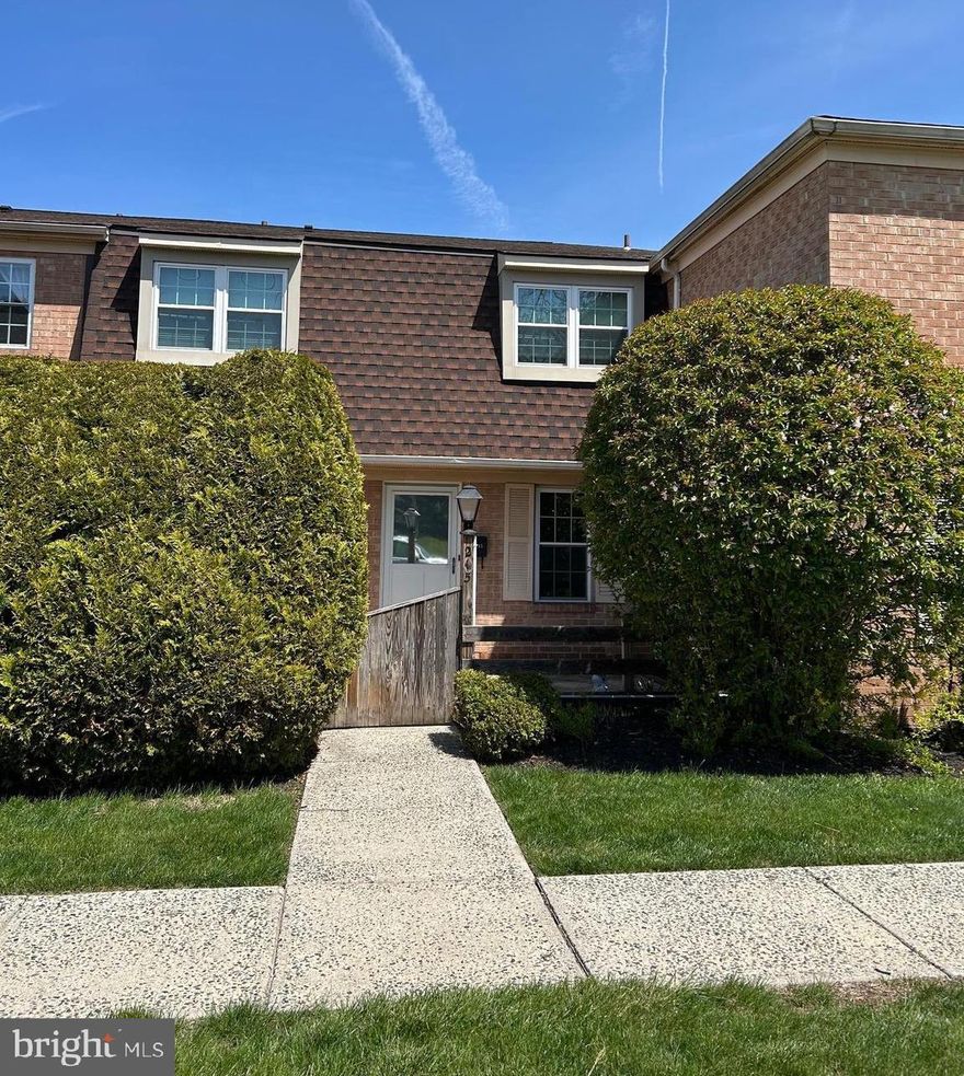 Wonderful 2-bedroom, 1.5-bath townhome in the highly desirable Gwynedd Club community.  Located in a very peaceful and quiet location in the community, this home boasts newer luxury vinyl plank flooring throughout the living room,  dining room and kitchen.  You'll find ample counter space, a newer garbage disposal and handsome black appliances in the kitchen.  The main floor also offers a large storage closet and a recently renovated powder room (2021). Head to the upper level and find two generously sized bedrooms with new closet doors (2023), excellent closet space and ceiling fans. The full bathroom includes a stackable washer/dryer.  Brand new HVAC July 2024.  Hot water heater was new in 2021.  All rooms painted within last four years.  Replacement windows and charming deep window sills.  Relax and enjoy warm summer nights on the delightful, private patio.  The Gwynedd Club offers a terrific location between North Wales and Lansdale.  Walk to nearby North Wales train station.  Convenient to the  Merck campus as well as many restaurants and shopping centers. The monthly condo fee includes water, sewer, trash, lawn care, snow removal, exterior building maintenance and an onsite property manager.  Enjoy the tennis courts, tot lot, community pool and picnic grove all summer long!  This is a great opportunity - schedule your visit today!