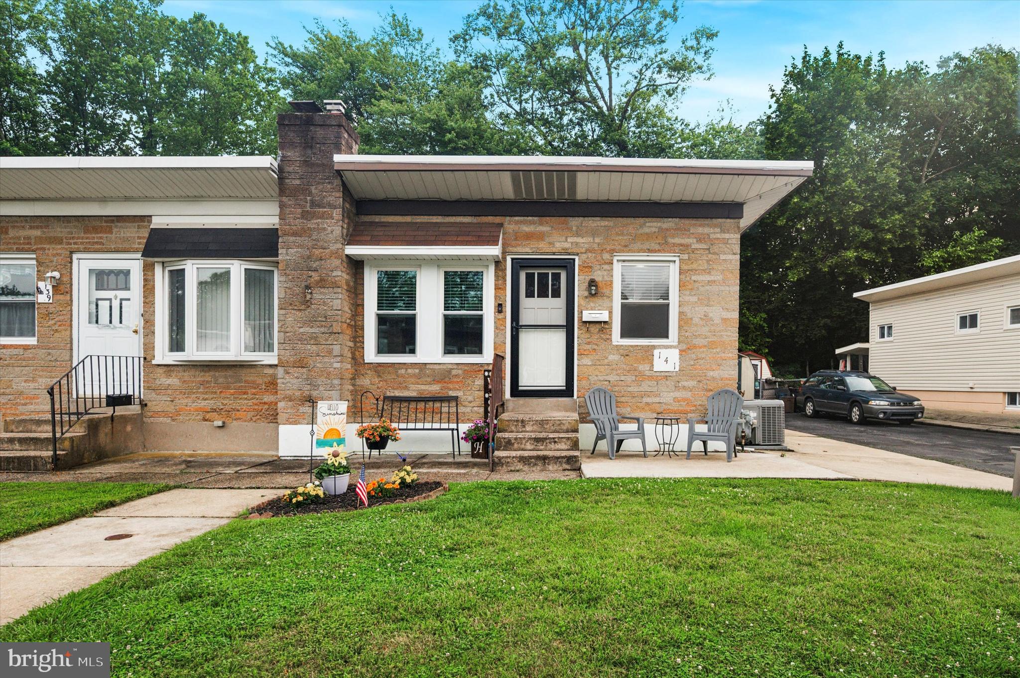 Enjoy simple living at its finest with this 2-bedroom, 2 full bath twin rancher located in the Ridley School District. Perfectly positioned on a residential street with a cul-de-sac, this home offers the perfect blend of comfort, convenience, and outdoor living. Step inside to find hardwood floors throughout the main level and a newly renovated full bathroom (2024) that adds a fresh, modern touch. The bright and airy living space flows effortlessly into the dining area and kitchen. There are three outdoor patios – front, side, and a covered back. Enjoy the benefit of a large fenced-in backyard and a driveway that accommodates up to 3 cars. Downstairs, you’ll find a fully finished basement featuring a second full bath, a dedicated laundry area, and plenty of room for a family room, office, or guest space. This home also offers easy access to I-95, the Blue Route (476), Philadelphia International Airport, and all local amenities.