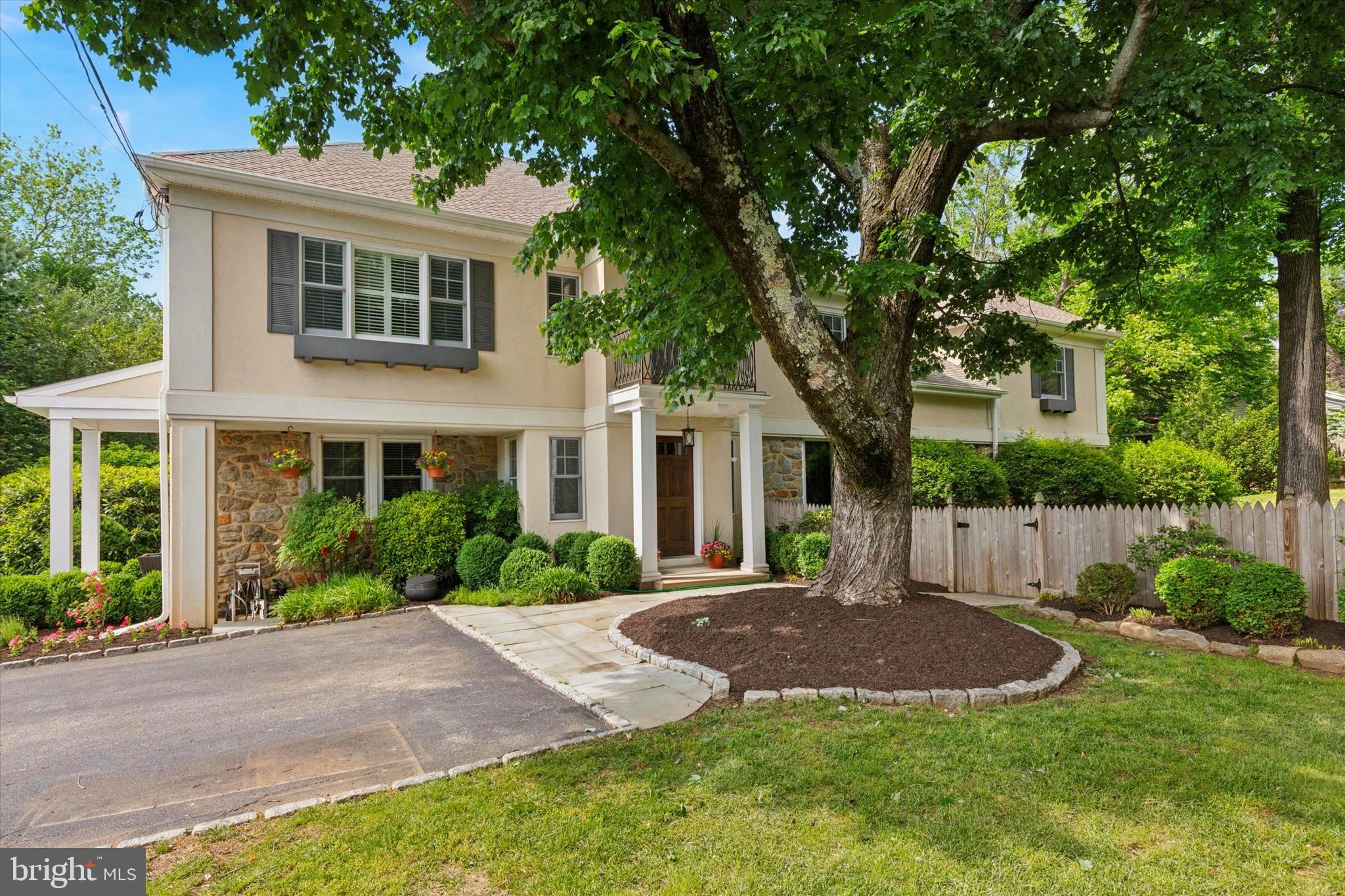 Welcome to this extraordinary custom-built residence, tucked away on a quiet cul-de-sac just a short stroll from the heart of Gladwyne village. Set behind a beautiful gated entrance on .82 acres of meticulously landscaped grounds, this home offers refined elegance, exceptional design, and a warm, inviting atmosphere at every turn—all located within the award-winning Lower Merion School District. From the moment you enter, you’ll appreciate the unparalleled attention to detail and superior craftsmanship throughout. Every inch of the home has been professionally designed and impeccably maintained, with sophisticated finishes, a thoughtful layout, and luxurious comfort for both everyday living and elegant entertaining. At the heart of the home is a stunning gourmet kitchen—outfitted with top-of-the-line appliances including a Sub-Zero refrigerator, Thermador microwave, cooktop, and double ovens, two dishwashers (Bosch and Thermador), and a beverage refrigerator. A generous island with seating, a spacious eat-in area, and a large custom pantry with built-in shelving complete this remarkable space, which opens seamlessly into the family room. The main level offers exceptional flexibility with a private bedroom and full bath—ideal for an in-law suite, nanny quarters, or guest retreat—alongside a large office, formal dining room, and gracious living room. Both the kitchen and living room open to a beautiful Trex deck, offering the perfect space for outdoor dining or relaxation. A side entrance from the driveway leads into a well-appointed mudroom with built-in cubbies and an oversized coat closet, combining practicality with polished design.
Upstairs, five generously sized bedrooms featuring custom closets, accompanied by three full bathrooms, a second-floor laundry room, and a home gym. The upper level is as functional as it is beautiful, offering privacy, space, and thoughtful amenities for the entire household.
The finished lower level adds even more to love: a spacious playroom, a second laundry room, a wine cellar, and a half bathroom—perfect for recreation, hosting, or extended stays.
Storage is abundant throughout the home, with custom-built solutions that reflect an exceptional level of care and planning. From floor to ceiling, this home offers beauty, comfort, and ease of living.
Outside, enjoy a peaceful, park-like setting in the private backyard and a large, open front lawn—both perfect for gatherings, play, or quiet enjoyment. Additional highlights include low taxes, a whole-house generator, and one of the Main Line’s most coveted locations. This is a rare opportunity to own a truly special home where luxury and livability come together in perfect harmony.