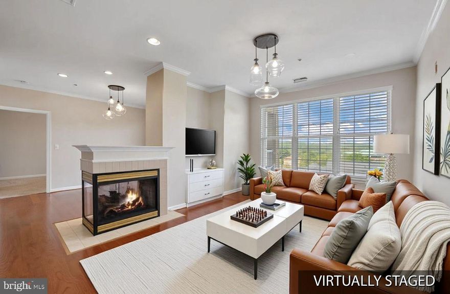 Discover the perfect blend of comfort and convenience in this stunning penthouse unit located in the desirable High View at Hunt Valley community. This beautifully maintained 2-bedroom, 2-bathroom home offers 1,297 square feet of inviting living space, designed for modern lifestyles. Step inside to find a contemporary layout adorned with a harmonious mix of hardwood, ceramic tile, and plush carpeting, creating a warm and welcoming atmosphere. The spacious living area is perfect for both relaxation and entertaining, while the well-appointed kitchen invites culinary creativity with its thoughtful design. Enjoy the luxury of an attached garage with (2 parking spaces) side entry, providing easy access and ample storage. With the convenience of in-unit washer and dryer hookups, laundry day becomes a breeze. The community amenities are truly exceptional, featuring a refreshing outdoor pool, a state-of-the-art fitness center, media room, library, conference room, and beautifully maintained common grounds perfect for leisurely strolls or picnics. Security and maintenance services ensure peace of mind, allowing you to focus on enjoying your new home. Located just moments away from shopping, dining, and recreational opportunities, this residence offers the ideal balance of tranquility and accessibility. Embrace a lifestyle of comfort and convenience in this charming penthouse retreat—your new home awaits!