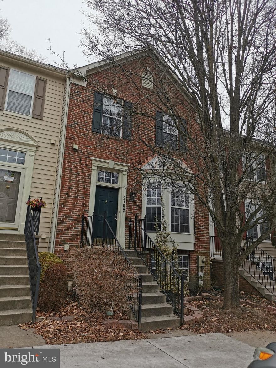 Experience the luxury living in the sought-after Villages of Urbana with this beautiful brick townhome. Featuring 4 spacious bedrooms, 3.5 baths, and 3 finished levels spanning 2,000 SF, this home offers exceptional comfort and style.  

Main Level:  Elegant Brazilian cherry hardwood floors and 9’ ceilings. Bright and open floor plan with  ample gathering space and a bay window. Upgraded kitchen with a breakfast area, stainless steel appliances, large island, and abundant cabinet storage. Cozy family room leading to a large deck. Convenient powder room.

Upper Level:  Brand new carpet throughout. Spacious master bedroom with two large walk-in closets (backs to woods). Two additional roomy bedrooms and a full bath. 

Lower Level: Fully finished with brand new carpet. Fourth bedroom/office. Full bath. Laundry room. Large recreation room. Walk-out acess to a large fenced backyard backing to woods  

Two reserved parking in front plus plenty of nearby overflow parking spaces. Cul-de-sac location for added privacy.  Walking distance to Urbana schools, shopping center, community pool, and library. Minutes from I-270 and I-70 for easy commuting.  

Enjoy great community amenities. Resort-style water park. Three community pools.  Large gym, yoga studio, & sports barn with indoor basketball, pickleball, volleyball, and badminton. Tennis courts, basketball courts, and scenic trails.  Grocery stores, restaurants, library, and more.
  
HOA covers snow removal, lawn maintenance, and trash pickup**  

Absolutely move-in ready! Qualifications: Credit score: 680+. Income: At least 3x rent.  Clear background check required.