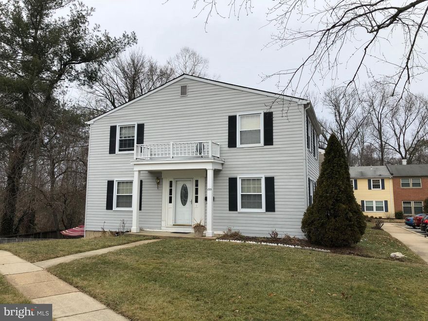 Beautiful end unit three level townhome backing to trees. Features include new kitchen with granite countertops, Pergo floors, newer carpet, a fireplace, basement with walk out.  Yard has a large patio and is enclosed by a privacy fence. The master bedroom features a full bath. This home is one of the largest models in the neighborhood.  Home will be painted and carpets cleaned prior to occupancy.