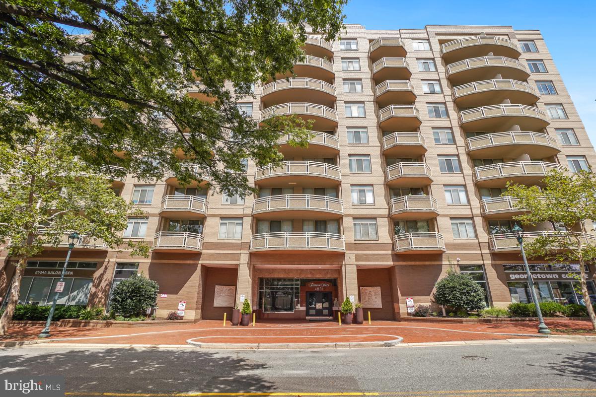 Welcome to 4801 Fairmont Avenue #408! This 1 bed, 1 bath unit with in-unit washer/dryer is ideally located near Woodmont Triangle in Bethesda! Enter in and notice the parquet wood flooring throughout. This unit has an updated galley kitchen that flows right into the combined living and dining space with access to the large balcony. There is a bedroom with a walk in closet and an additional closet. The updated bathroom is where the laundry is located. This community is ideally located just steps from shops & restaurants, the metro, NIH & Walter Reed and so much more!