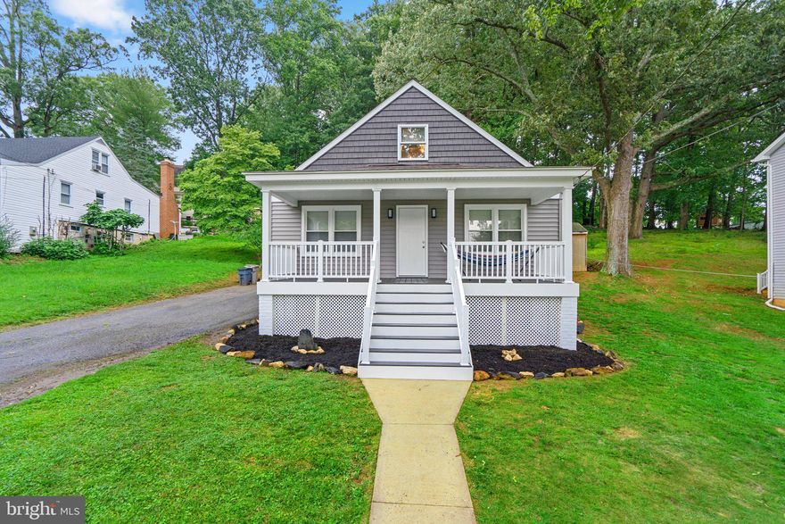 Completely renovated Catonsville Bungalow, ready for you to move right in! New kitchen, 2 new bathrooms,  new siding, HVAC installed 2021, freshly painted and so much more! You're going to love sitting on the covered front porch and entertaining in the back yard. Short walk to the Breadery, Country Corner Store and the Trolley Trail. Come out and experience everything this home and neighborhood has to offer!