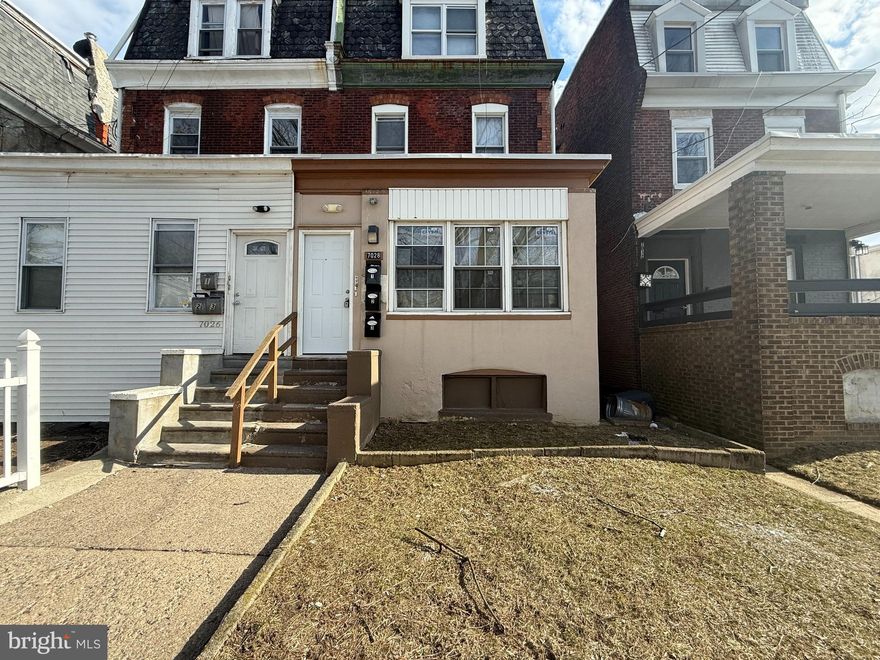 This 2-Bedroom/1-Bathroom Apartment is located on the first floor of a three-unit building in Elmwood Park. Perfectly situated in between MacDade Blvd. and I-95, commuting into the city is a breeze. This apartment has been renovated and is ready for immediate move-in!

Enter the apartment and immediately fall in love with the spacious living room complete with wide-plank flooring, tall ceilings, and large windows which allow tons of natural light to pour in. The wide-plank flooring flows continuously throughout the entire apartment which creates a modern design that everyone loves.

The kitchen has been completely renovated and looks absolutely luxurious. It has been updated with dark blue shaker-style cabinetry, butcher block countertops, and comes fully equipped with a stainless steel refrigerator, four-burner gas range, and built-in microwave. There is enough room for a moveable island or a bistro set if you'd like to create an eat-in kitchen!

The primary bedroom includes ample closet space and is large enough to accommodate a queen-sized bed with ease. The second bedroom can accommodate a full-sized bed or would be great as a home office or nursery. Both bedrooms include radiators for heat and window AC units for added convenience!

The renovations continue into the bathroom where you will find a modern vanity with plenty of storage and a full-sized bathtub with a custom tile surround that extends all the way to the ceiling. This bathroom truly feels like having a spa inside your own home!

In addition to all of the great features throughout the apartment, you will also enjoy having access to the fenced-in backyard! With enough space for an outdoor furniture set and a grill, you will love having this extra space for entertaining.

There is a $50.00 charge for water usage due in addition to rent each month. Tenants are also responsible for electric, gas, and cable/internet. Pets permitted with $500 deposit! (No large dogs).

Application Qualifications: Minimum monthly income is 3 times the tenant’s portion of the monthly rent, acceptable rental history, acceptable credit history and acceptable criminal history. More specific information provided with the application.