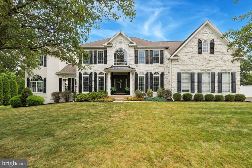 Welcome to this 4300 plus sq ft gem nestled on a corner lot in the desirable Maple Knolls neighborhood! This home is truly one-of-a-kind. It underwent a complete renovation in 2015, including electric, HVAC, kitchen, windows, and flooring. Upon entering, you’ll be greeted by a spacious two-story foyer with a turning staircase. The first floor boasts an office, dining room, living room, an oversized kitchen, two bonus rooms, a laundry room, extended two car garages, and a sun room. The kitchen features beautiful wooden cabinets, barn door pantry, a 9ft granite island, and stainless steel appliances. The family room is conveniently located off the kitchen in this open concept. It boasts vaulted ceilings and a cozy wood-burning fireplace. The entire first floor is adorned with gorgeous oversized windows. The bonus room also has three palladium windows and a spiral staircase leading upstairs to another possible bedroom or office. The first floor is completed with a generously sized sun room featuring large sliding windows. The family room also has a rear staircase leading to the second floor, which includes four bedrooms with ample closet space and ceiling fans. The master suite boasts a tray ceiling with a fan, a sitting area, and two walk-in closets. The master bath is a dream come true with a large jacuzzi tub, dual sinks, a tiled shower, and heated floors. You’ll never need extra space here! The house has two basements. The primary basement is partially finished, waiting for your choice of paint and flooring. It also has two storage rooms. The second basement is accessible through bilco doors in the backyard and is currently being used for yard supplies. The generous corner lot is a true homeowners paradise, featuring an in-ground pool, a gazebo, a patio, a deck, a sand pit fireplace, and a small putting green. It’s truly one-of-a-kind!  All this within walking distance to Mill Creek elementary school and Central Bucks South high school.