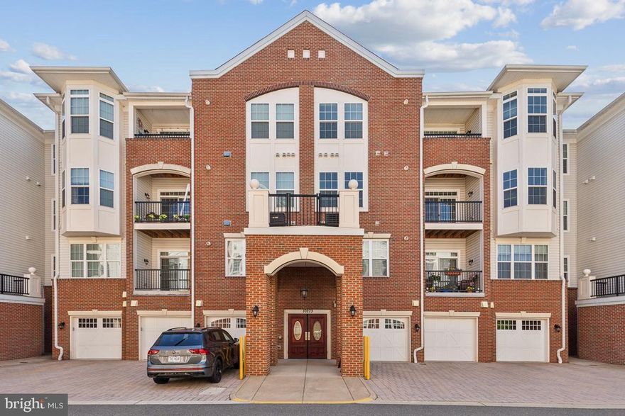 55+, 2 Bedroom and 2 Full Bath Aspen Model in The Gatherings. This Home Features an Open Floor Plan with over 1400 sq ft of Living Space and a Large West Facing Balcony. The Kitchen is well-appointed with Maple Cabinetry, Granite Countertops, Stainless Steel Appliances, and Breakfast Bar. Recent Updates include Fresh Paint and New Carpet Throughout. The Owner's Suite includes the optional Sitting Room and Tray Ceiling, as well as an en suite Bathroom and Walk-in Closet. Laundry Room with Full Size Washer and Dryer in Unit. Plenty of Parking with a Detached One Car Garage and Assigned Space. The Gatherings at Wellington is a Welcoming 55+ Community Located within minutes to Shopping, Restaurants, Old Town, and the VRE. Community Amenities include a Gazebo, Clubhouse, Fitness Room, Tennis Court, and Walking Path.