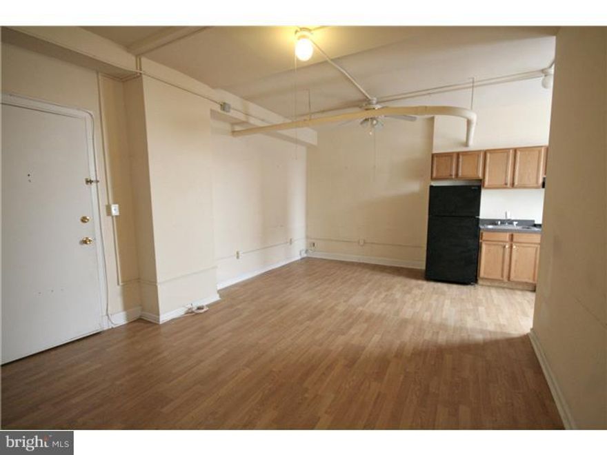 Available early May. Rent this condo and receive ALL UTILITIES INCLUDED with your rent (electricity, water, heat/air conditioning, Comcast Cable TV channels 1-100   Free HBO). The only thing extra you would need to pay is Internet for your unit if you want it, but there is free wi-fi in the lobby of the building. Unit #1603 is on the highest floor of the building, so it has stunning southern city views. This one bedroom condo has a very large open floor plan living room, with enough space to have a dining area as well. The kitchen has an electric stove/oven, and full sized refrigerator. There are two coat closets in the living area for additional storage needs. The full bathroom has undergone total renovation with new white subway tile surround, and new fixtures & vanity. The Arts Condominium is a doorman building with 24/7 front desk concierge, large common laundry facilities, a state of the art fitness center, business center, and free wi-fi Internet in the lobby of the building with computer/printer terminals for common usage.First month, last month, one month security deposit due at lease signing. $45 application fee per applicant. $250 move-in fee issued by the building. Pets are conditional on owner's approval and may require additional pet deposit or fee. Building has weight limit of 40lbs per pet and requires a separate pet registration fee.