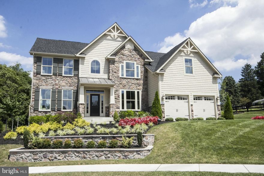 PRICE REDUCED! FORMER GUNPOWDER OVERLOOK MODEL HOME-NEVER LIVED IN!!  $198K OF OPTIONS & UPGRADES INCLUDED!  5 SPACIOUS BRS, 4.5 BATHS, GOURMET KITCHEN W/CENTER ISLAND, MORNING ROOM, FAMILY RM W/STONE FIREPLACE, 1ST FLOOR STUDY/LIBRARY, MBR SUITE W/LUXURY BATH & 2 WALK-IN CLOSETS, FULLY FINISHED LOWER LEVEL WITH HUGE REC. ROOM, THEATER, EXERCISE ROOM & FULL BA! 3 ZONE HVAC, 2 CAR GAR.,2 PATIOS!